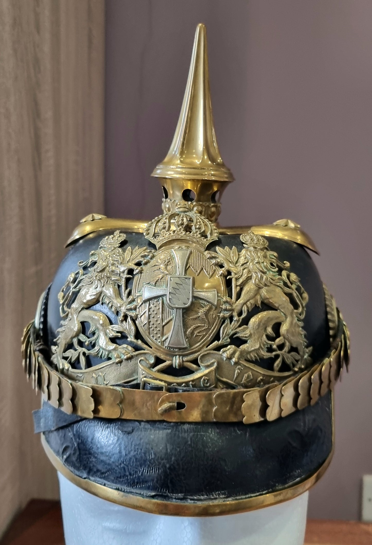 M1886 German Bavarian Reserve Officer’s Pickelhaube