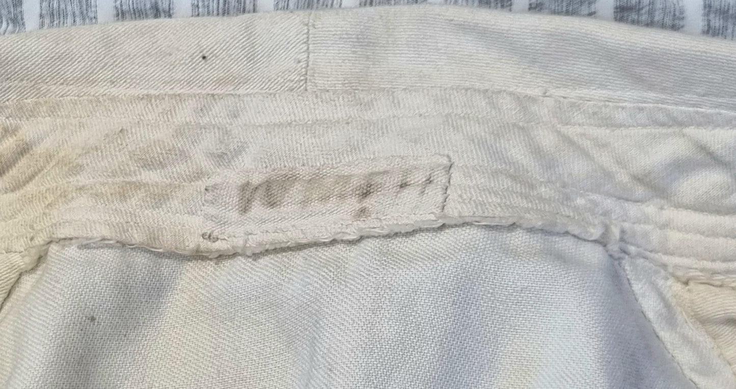 Victorian Boer War Era HLI Captain's White Cotton Mess Dress Jacket