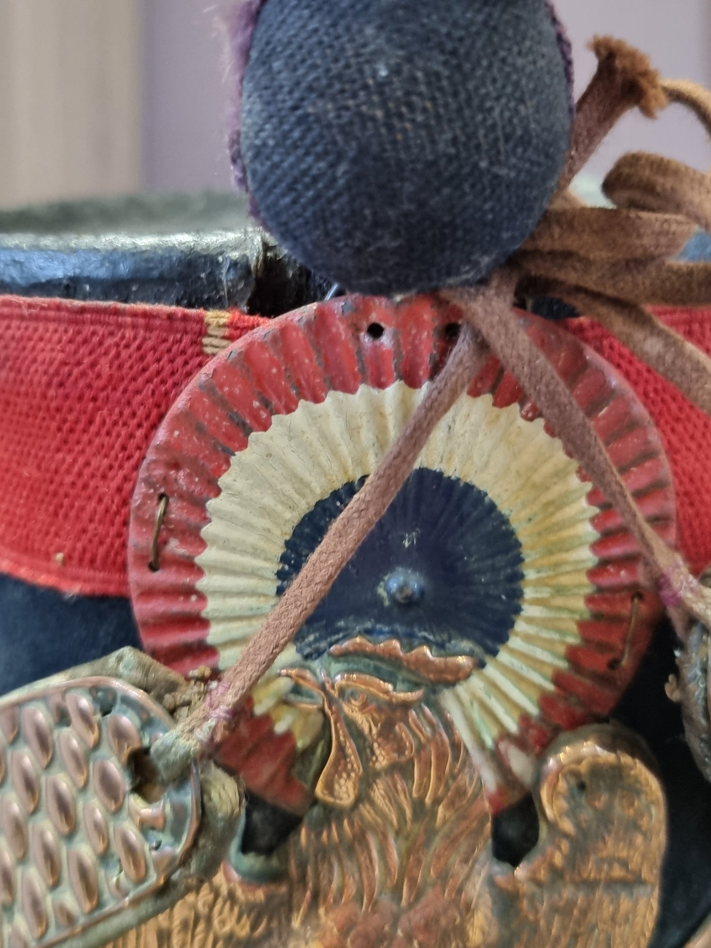 Rare French Army Model 1848 Garde National Shako Helmet Crimean War Era