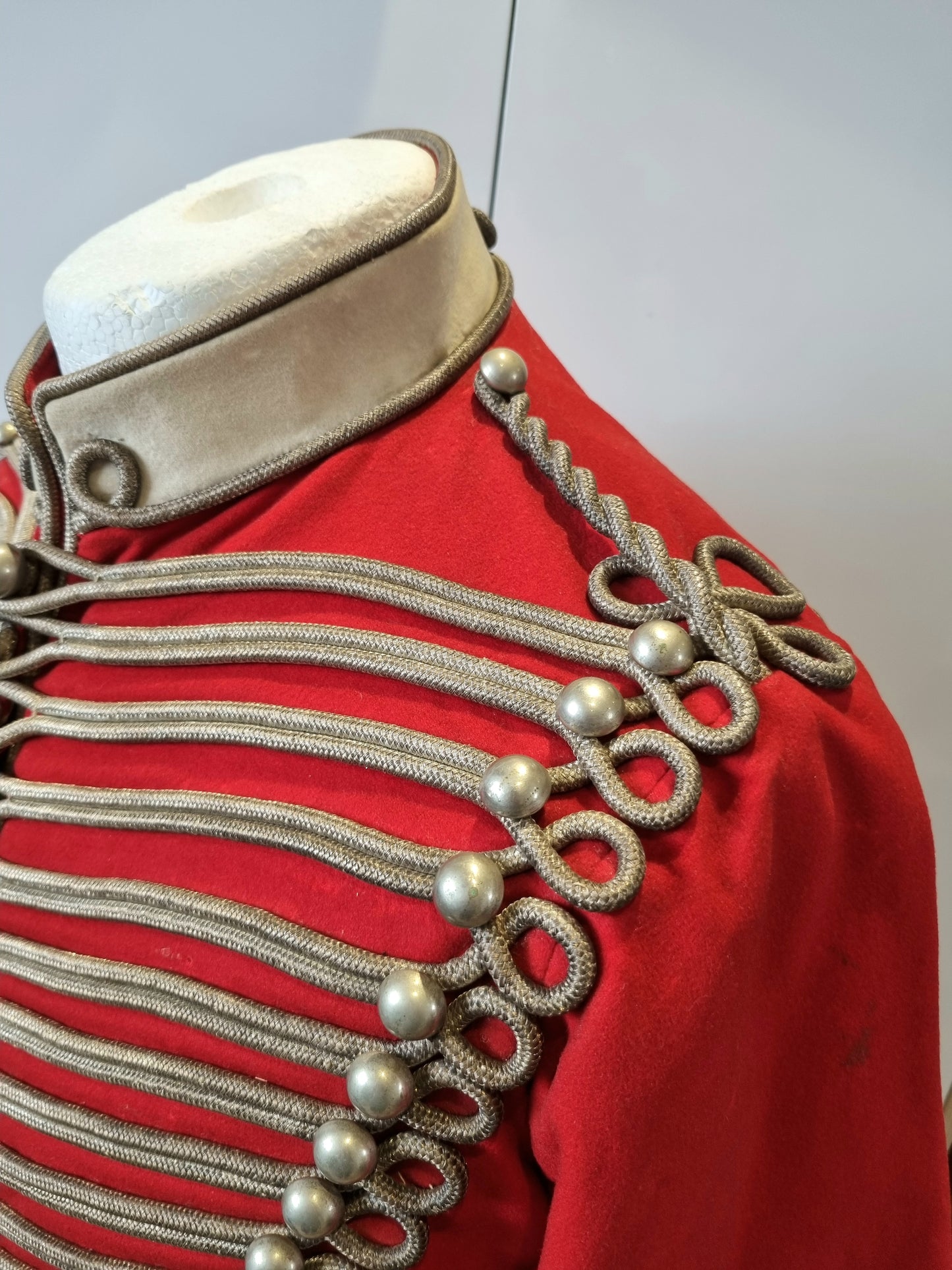 Superb Victorian Westmorland & Cumberland Hussars Scarlet Shell Jacket, Dated 1899