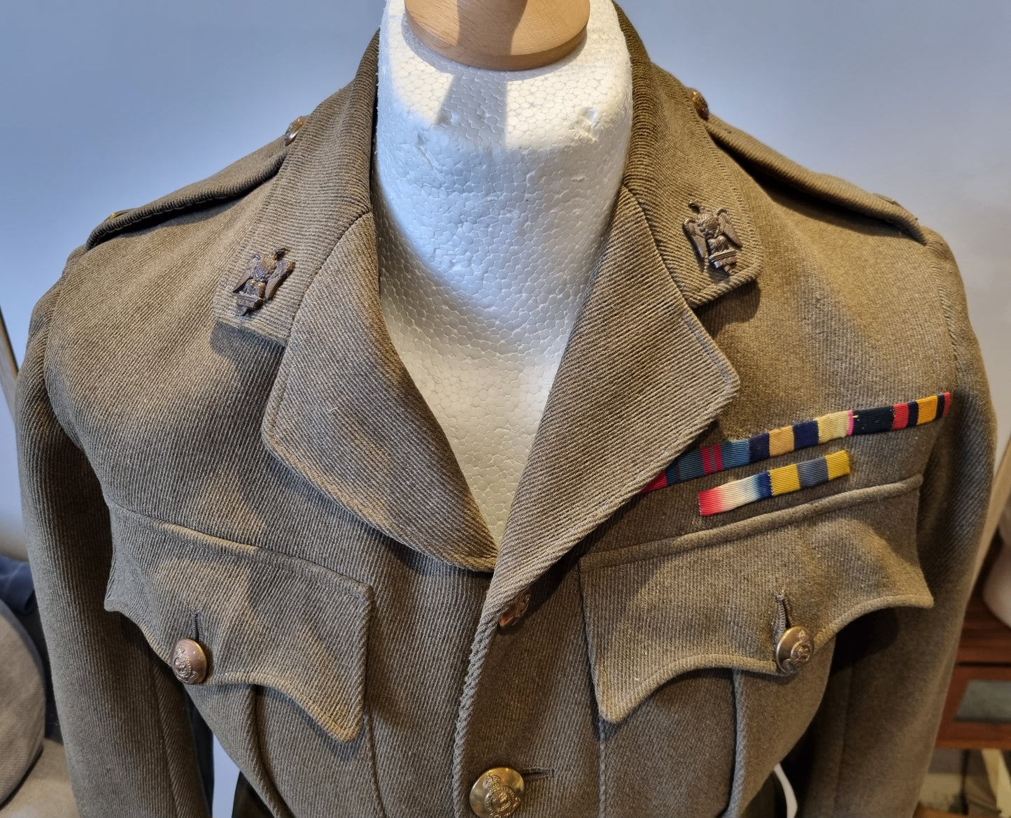 SOLD! Unique WW1 Uniform Set of Lt Colonel Frederick Wormald DSO, Commander of Royal Dragoons