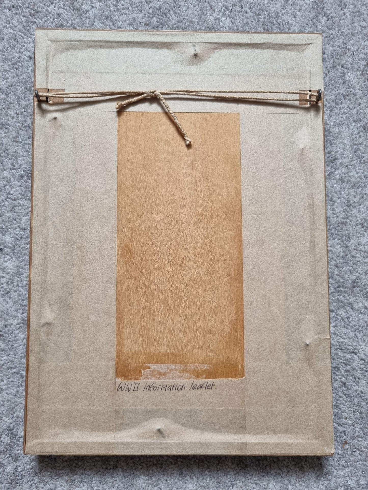 SOLD! WW2 British Two Sided Propaganda Leaflet "THE HITLER MENACE" 1938