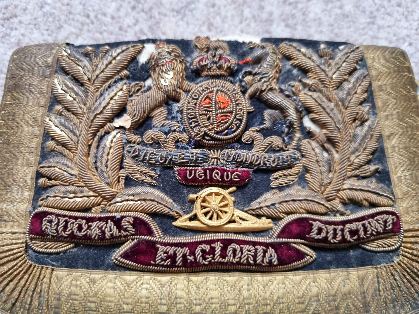 Victorian Royal Artillery Officer’s Dress Cartridge Pouch