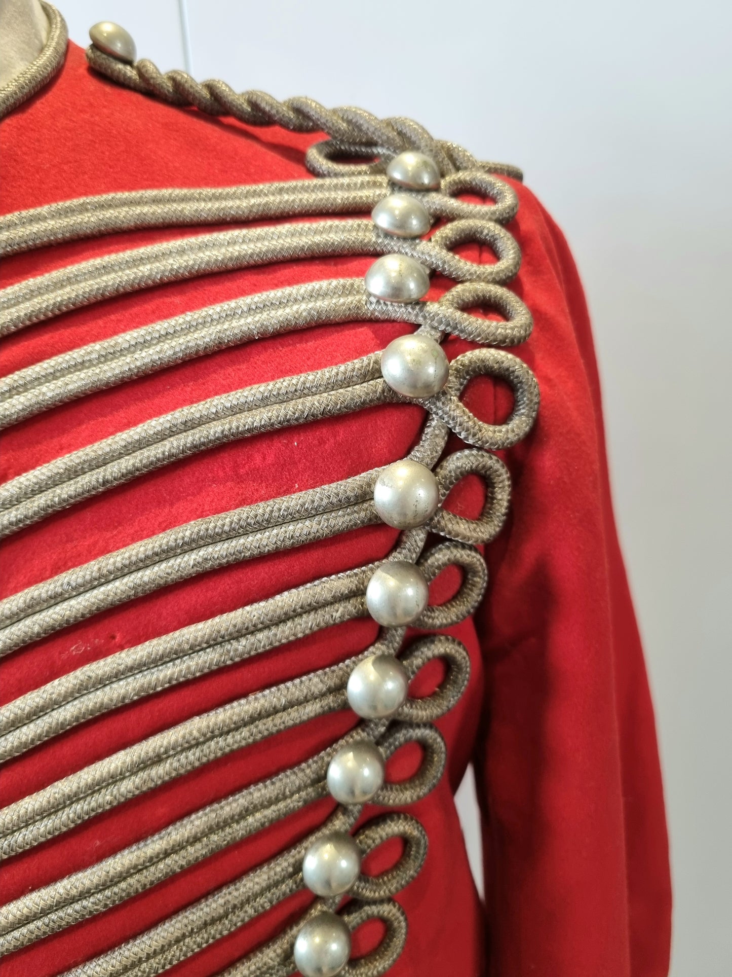 Superb Victorian Westmorland & Cumberland Hussars Scarlet Shell Jacket, Dated 1899