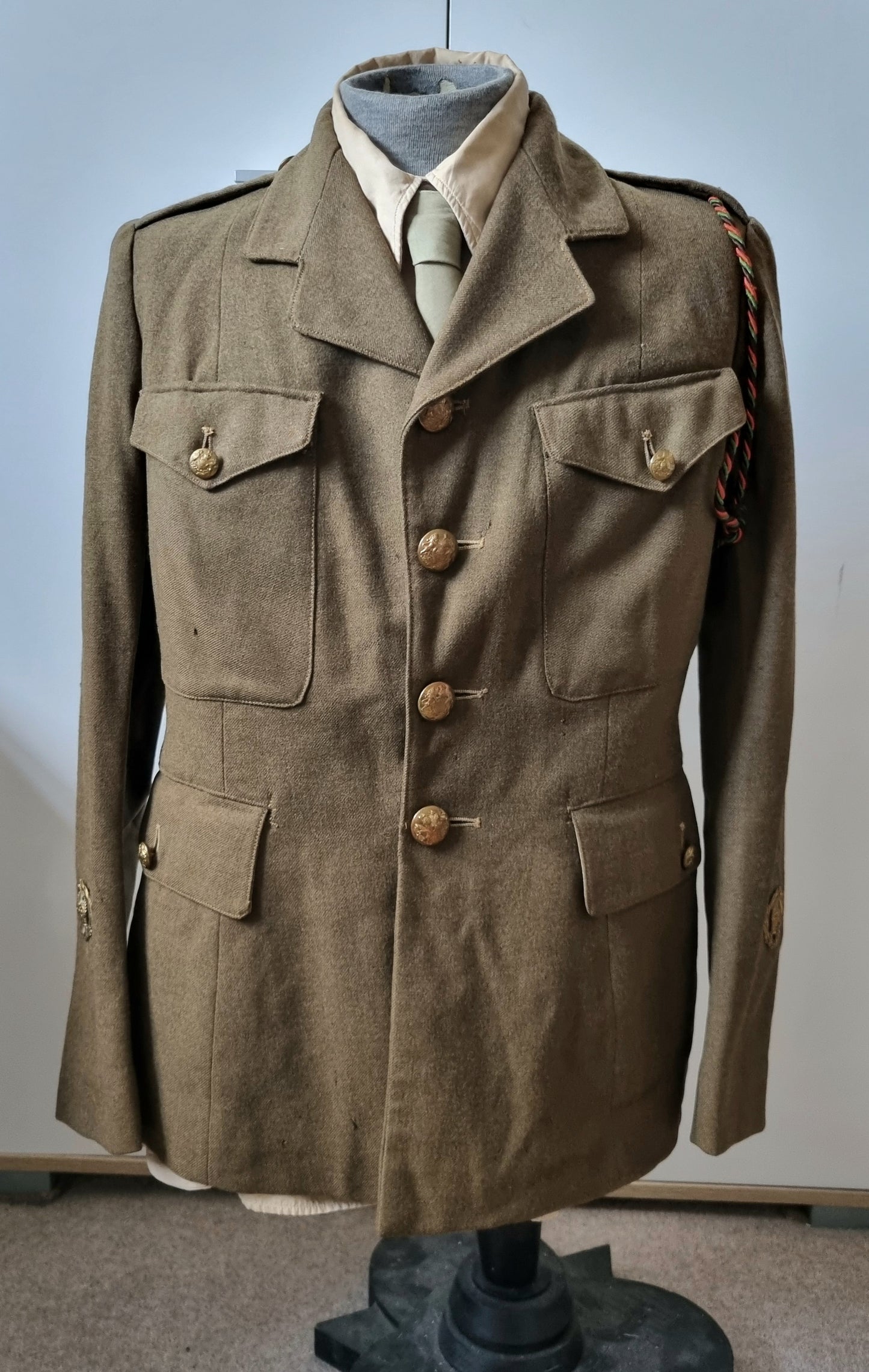 SOLD! WW2 Ladies ATS Warrant Officer’s Uniform, Jacket, Shirt & Tie - Central Midlands District