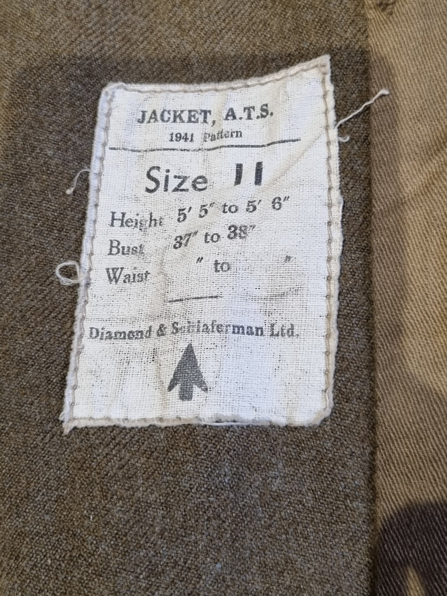 SOLD! WW2 Ladies ATS Warrant Officer’s Uniform, Jacket, Shirt & Tie - Central Midlands District