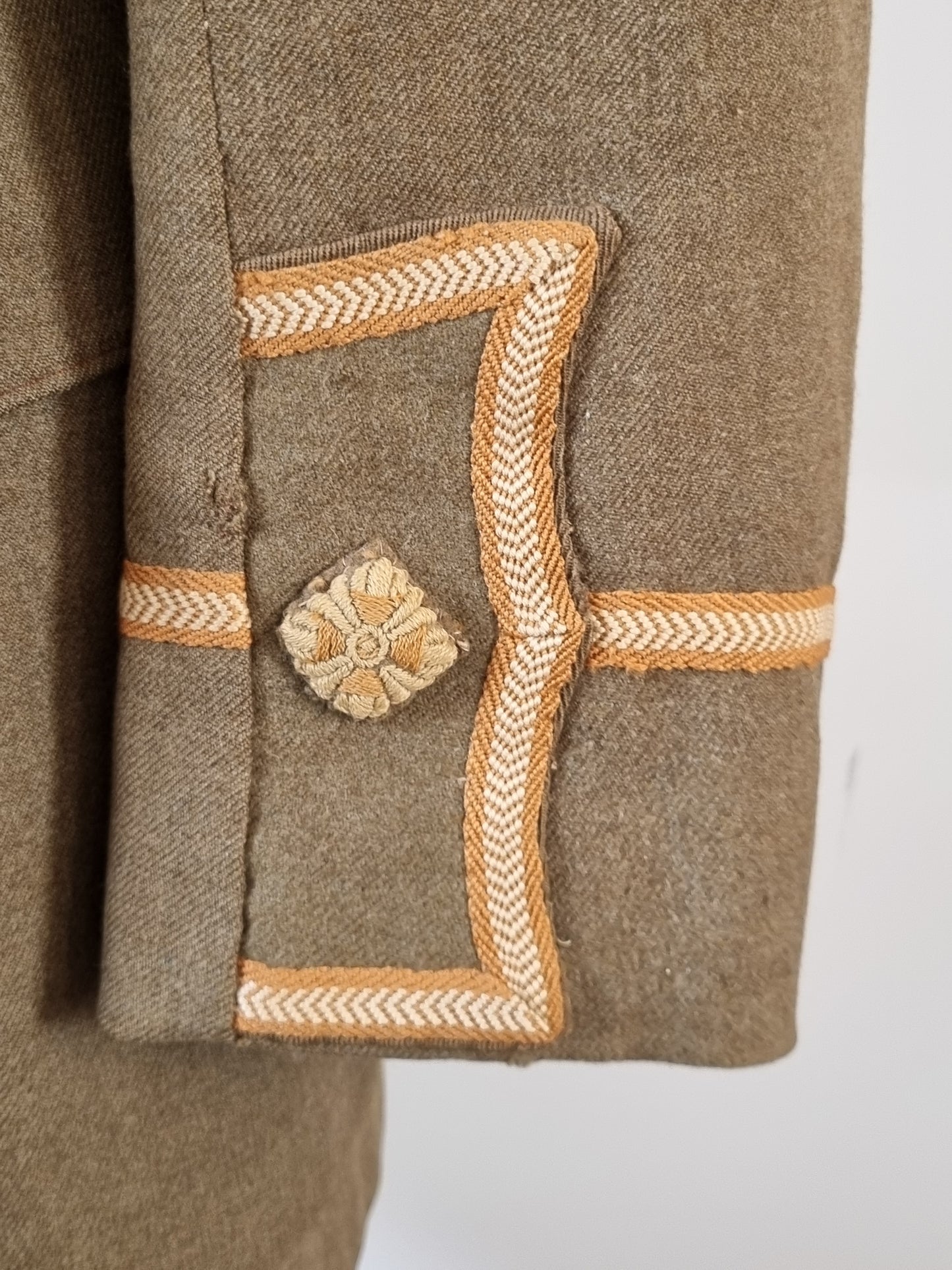 WW1 British Army 2nd Lieutenant Cuff Rank Uniform Jacket Royal Field Artillery (Made from Original Parts)