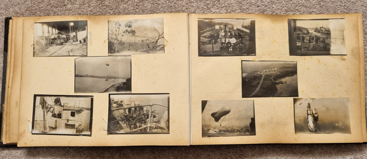 SOLD! WW1 Royal Navy Air Service (RNAS) Balloon Operator’s Photo Album