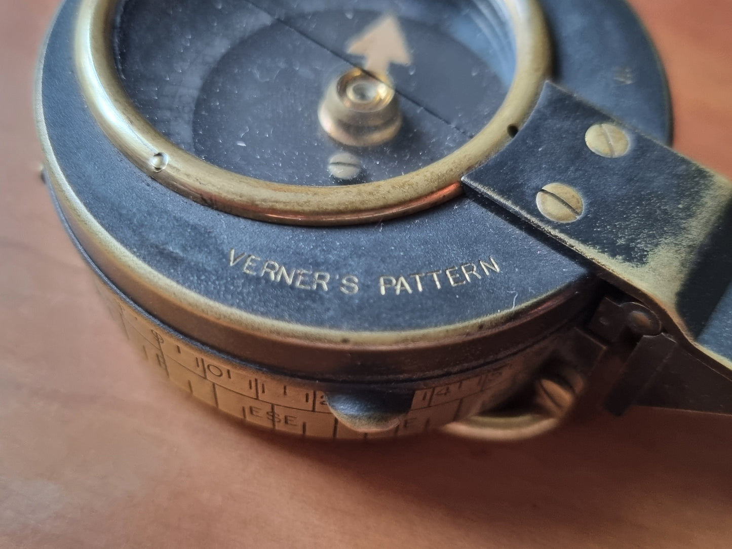 WW1 British Army Verners MkVII Compass 1916 Working & Leather Case