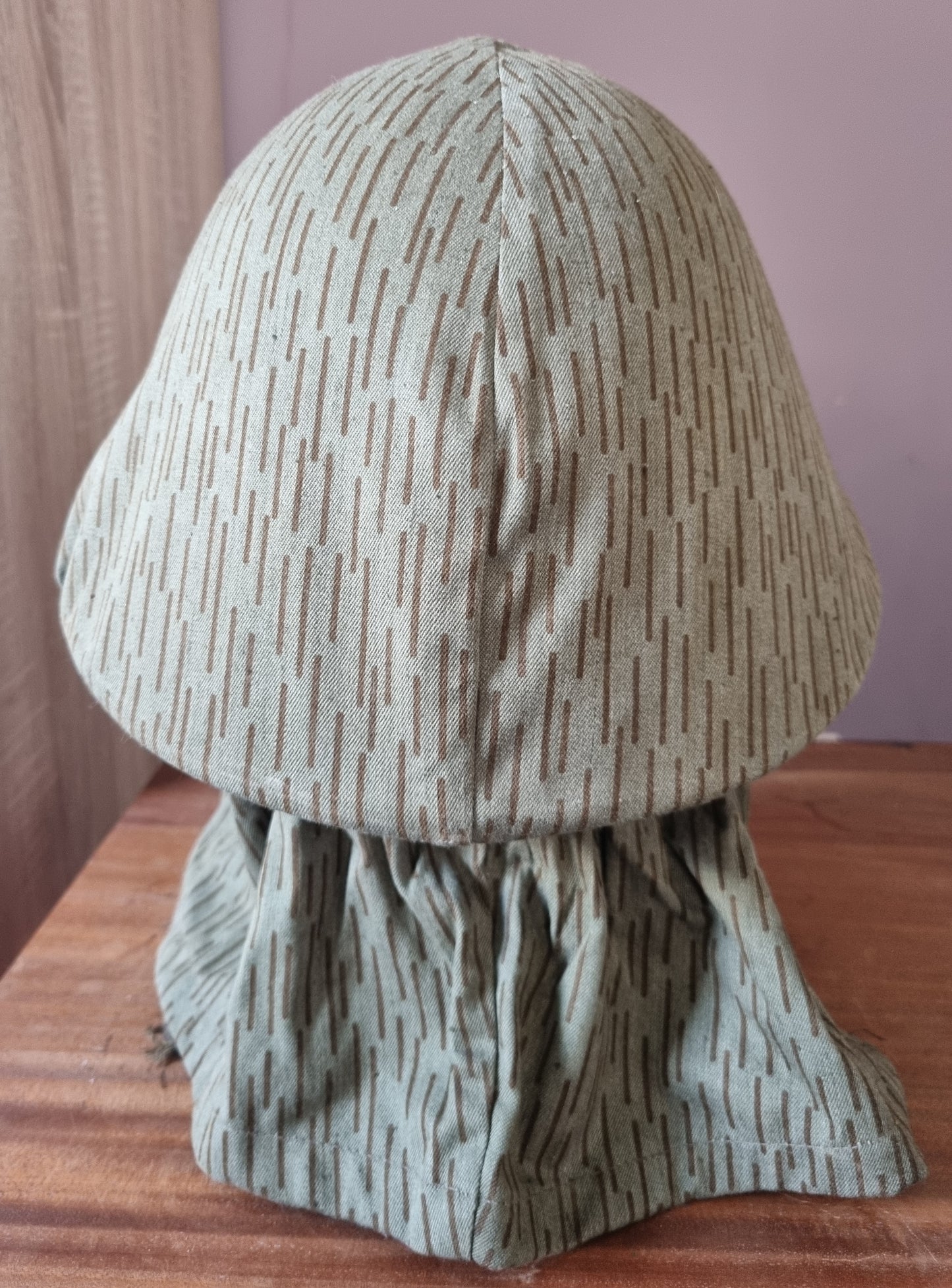 SOLD! East German NVA M56 Helmet with Camo Cover & Net