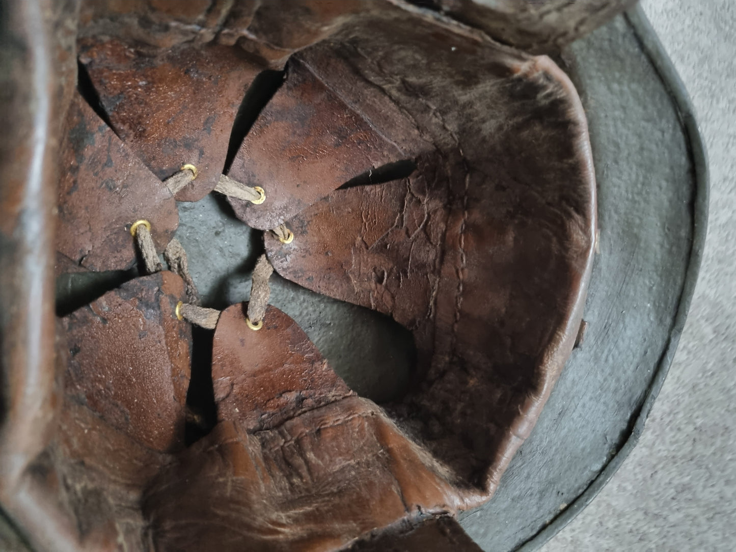 WW2 French Army M35 Tanker helmet Complete