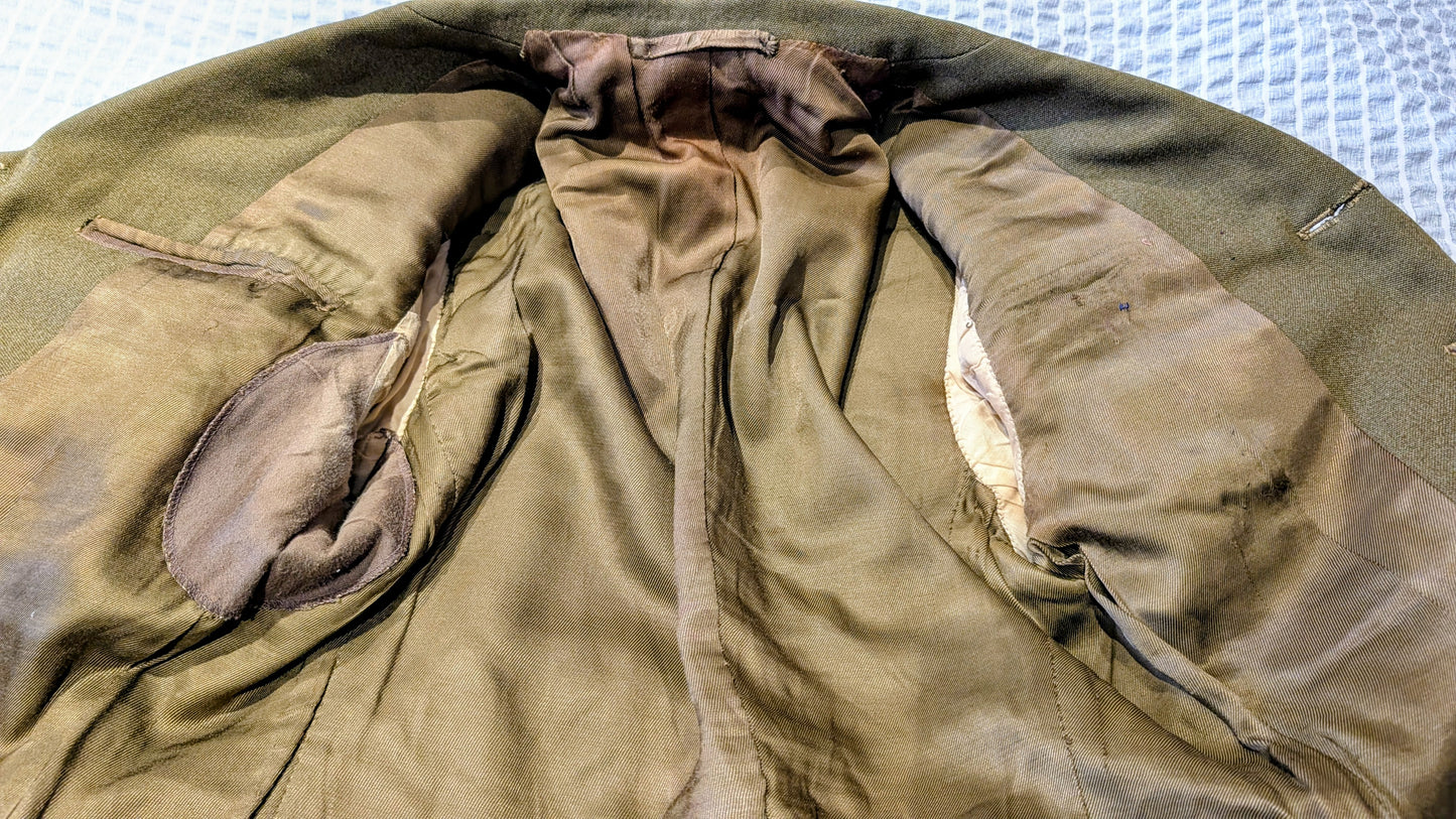 WW1 to Interwar British Captain's Uniform Jacket MC Winner WW1 Veteran
