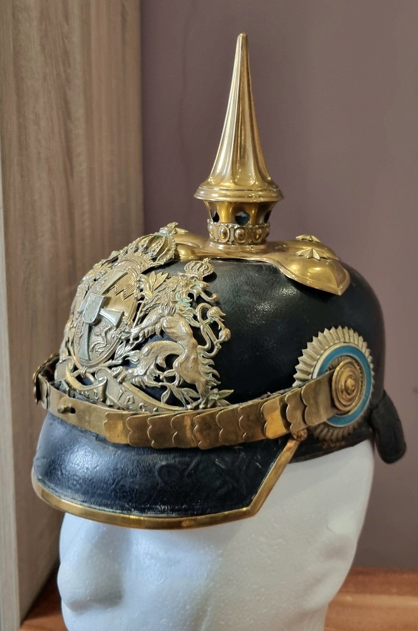 M1886 German Bavarian Reserve Officer’s Pickelhaube