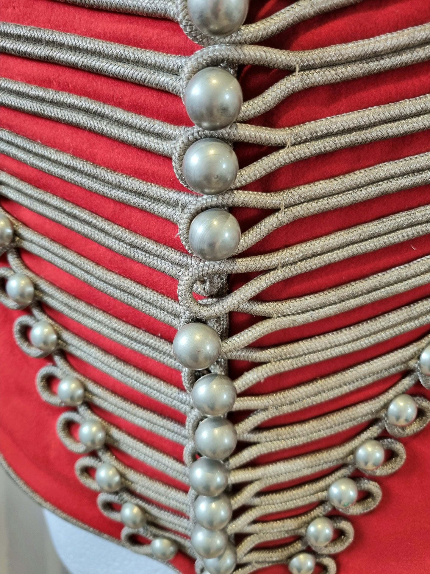 Superb Victorian Westmorland & Cumberland Hussars Scarlet Shell Jacket, Dated 1899