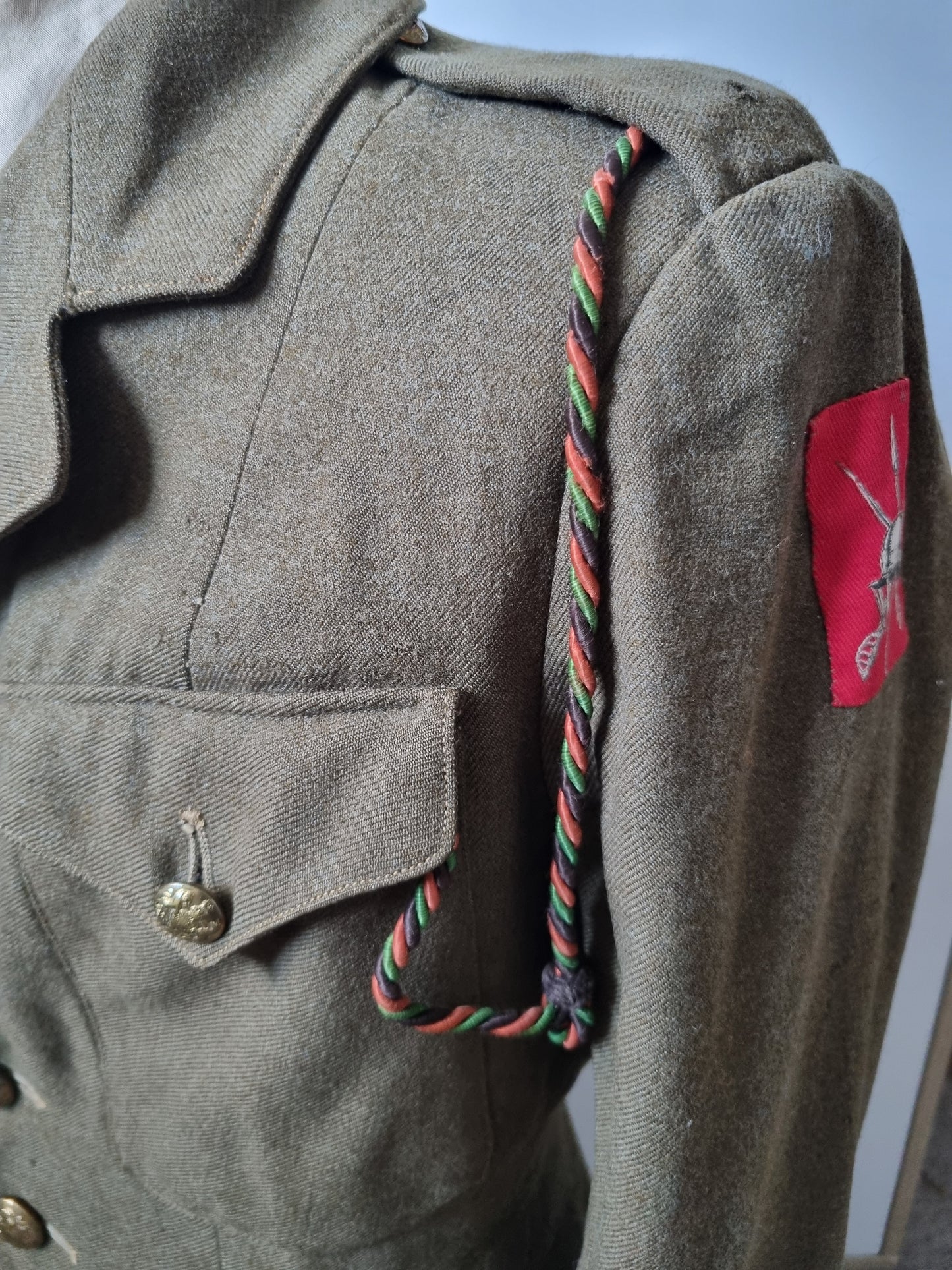 SOLD! WW2 Ladies ATS Warrant Officer’s Uniform, Jacket, Shirt & Tie - Central Midlands District