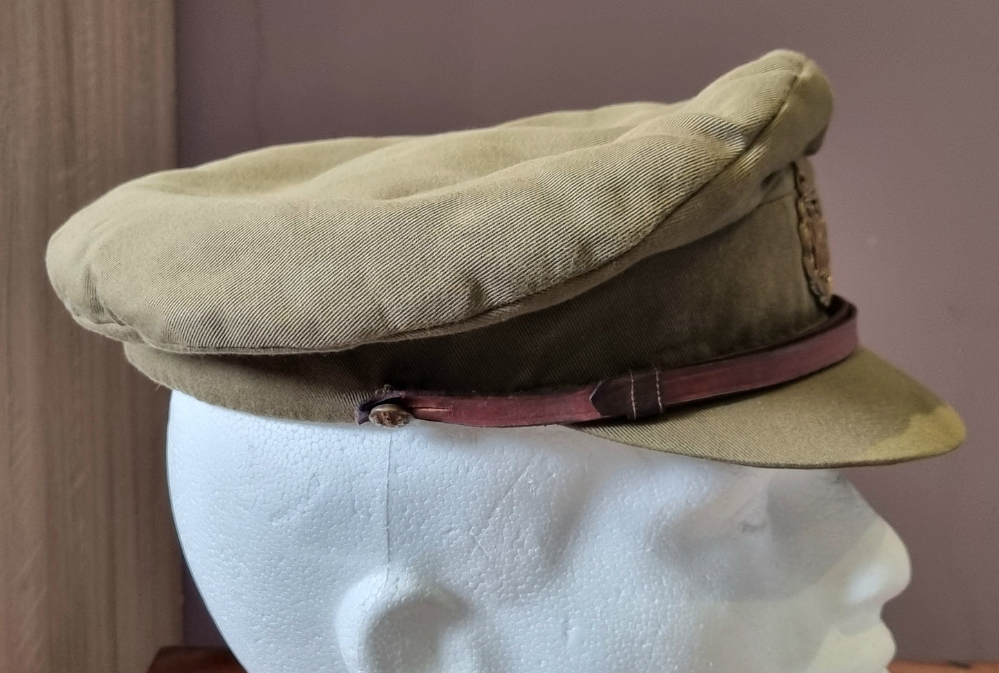 SOLD! Fantastic Rare WW1 Royal Flying Corps RFC Floppy Visor Trench Cap