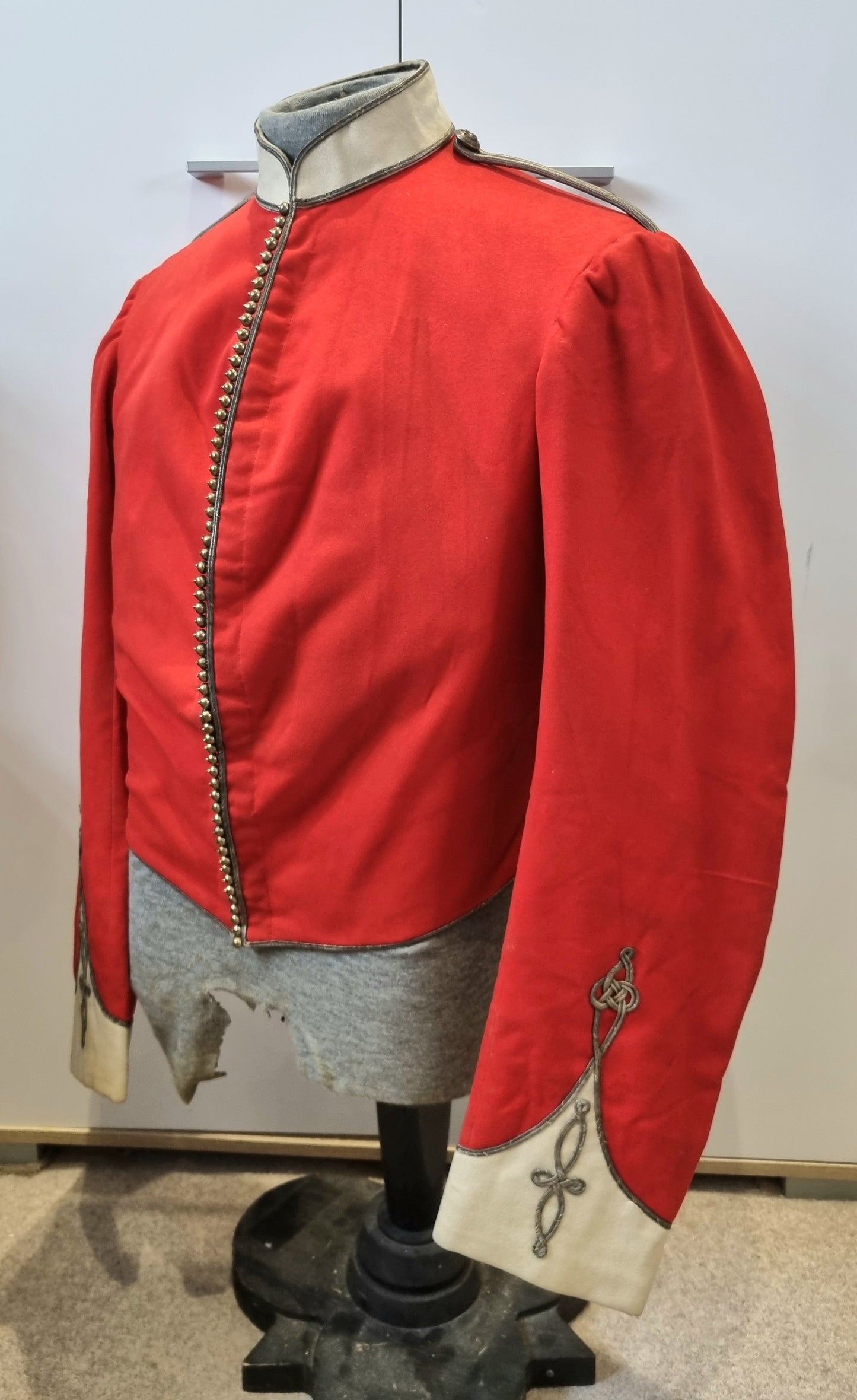 Superb Victorian Durham Fusiliers Shell Jacket Mess Jacket Pre 1881