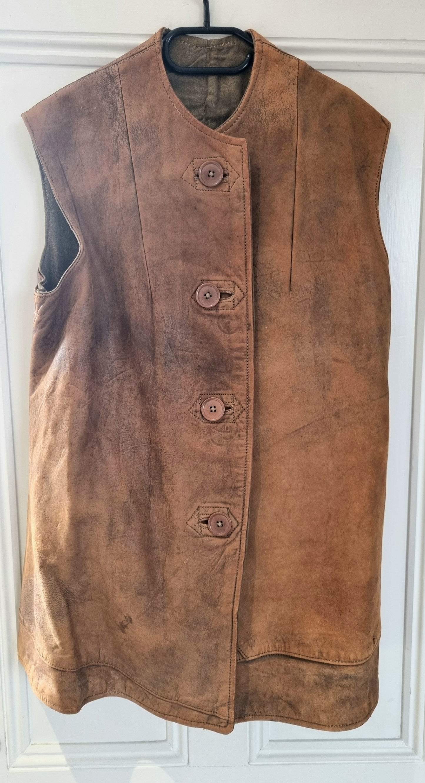 Fantastic WW2 ATS Ladies Leather Jerkin, Dated 1942