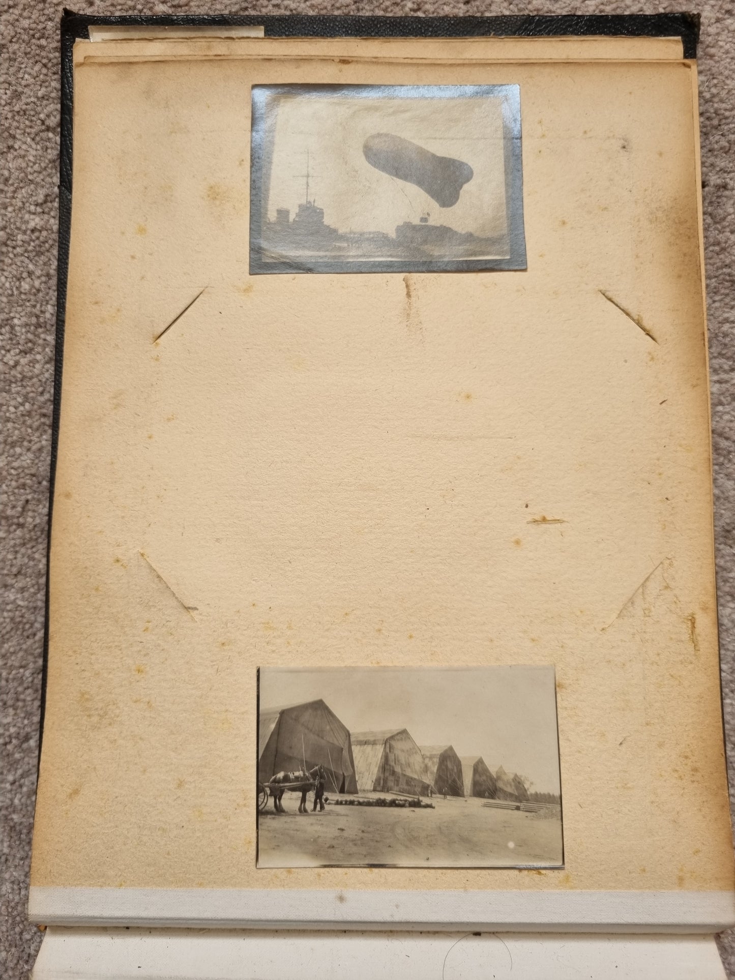 SOLD! WW1 Royal Navy Air Service (RNAS) Balloon Operator’s Photo Album