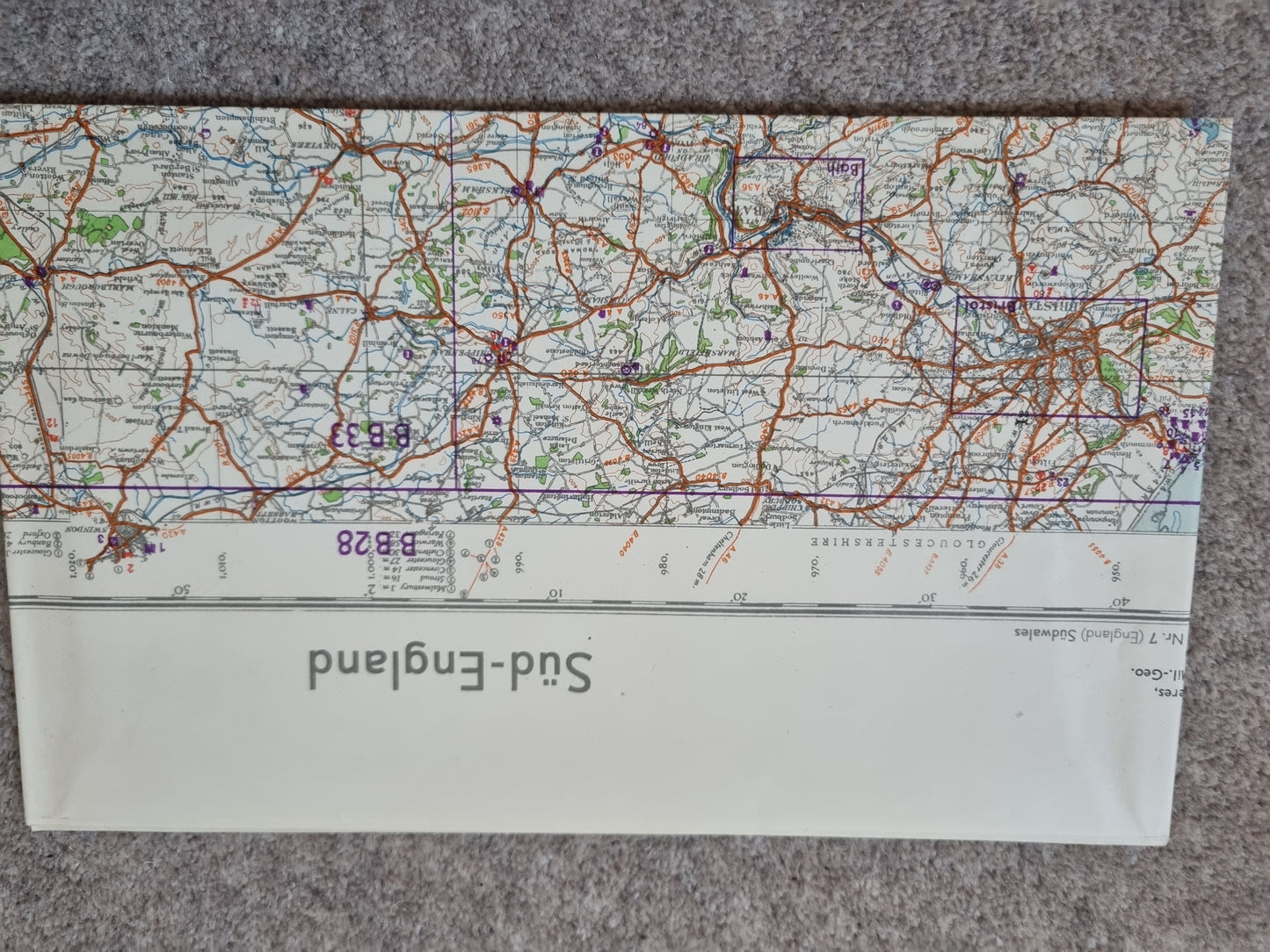 WW2 Operation Sealion German Invasion Map Folder & Objektbilder for South England