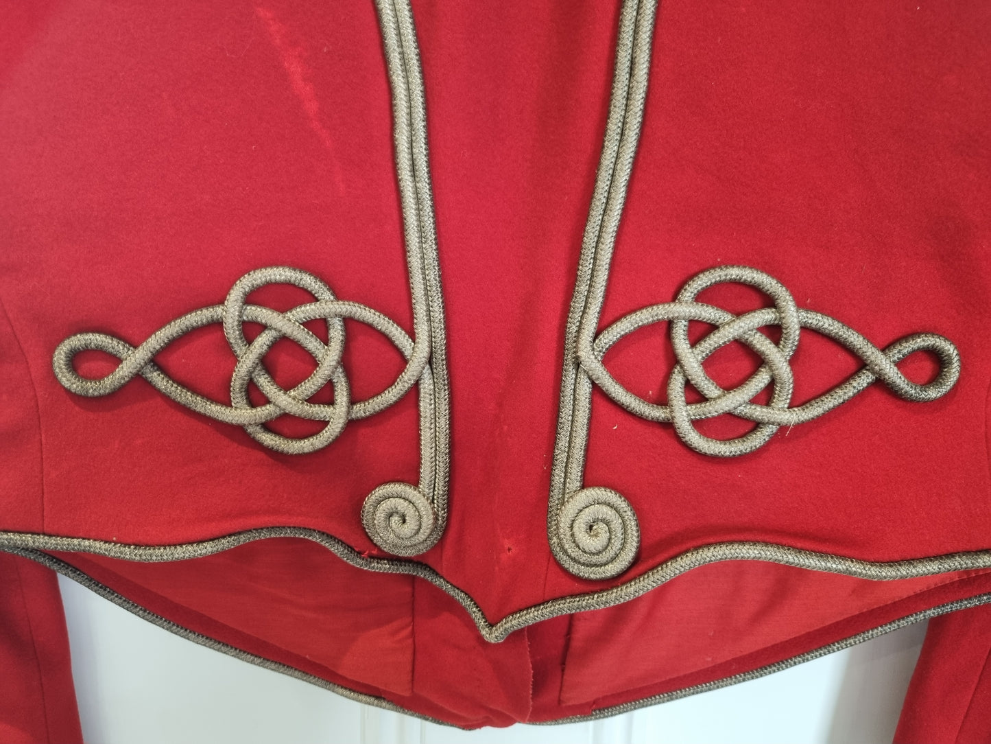 Superb Victorian Westmorland & Cumberland Hussars Scarlet Shell Jacket, Dated 1899