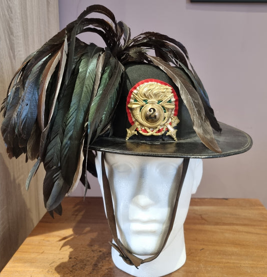SOLD! WW2 Era Italian 2nd Bersaglieri Regiment Hat, with Plume