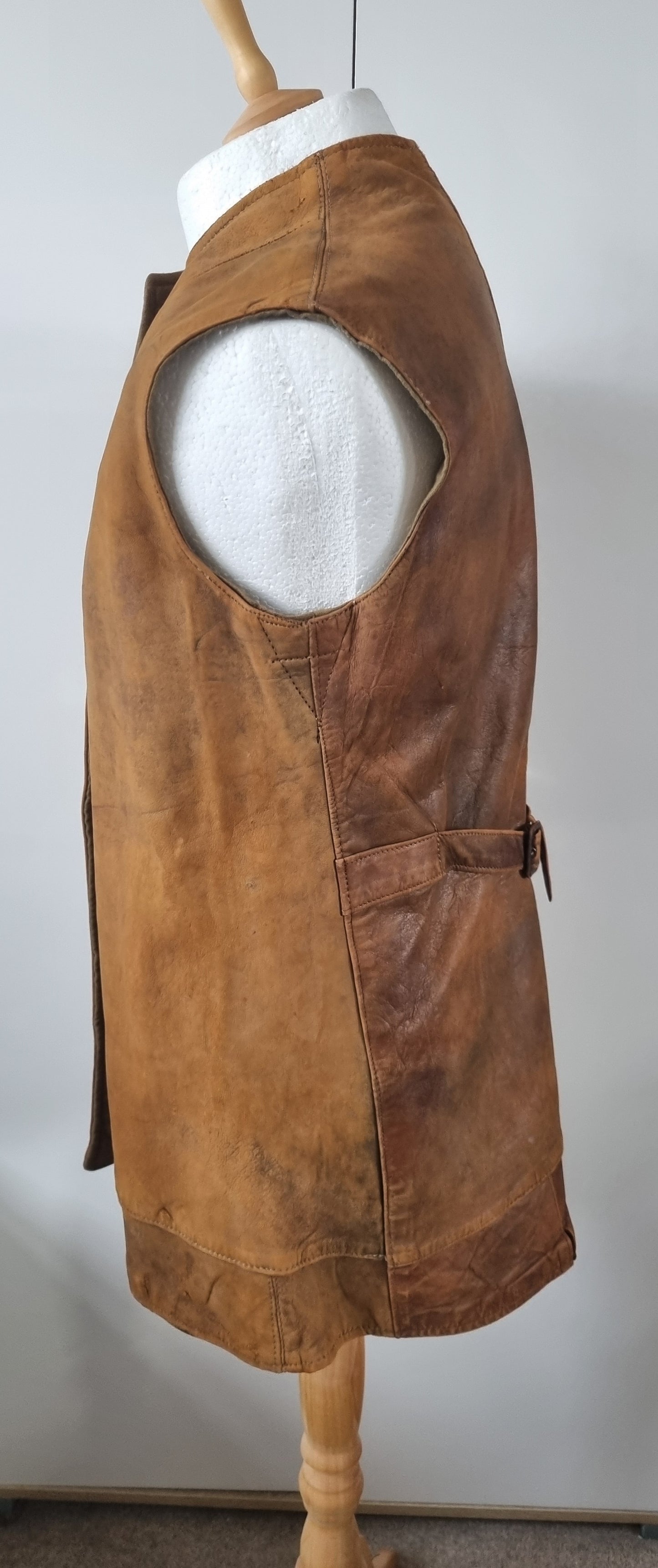 Fantastic WW2 ATS Ladies Leather Jerkin, Dated 1942