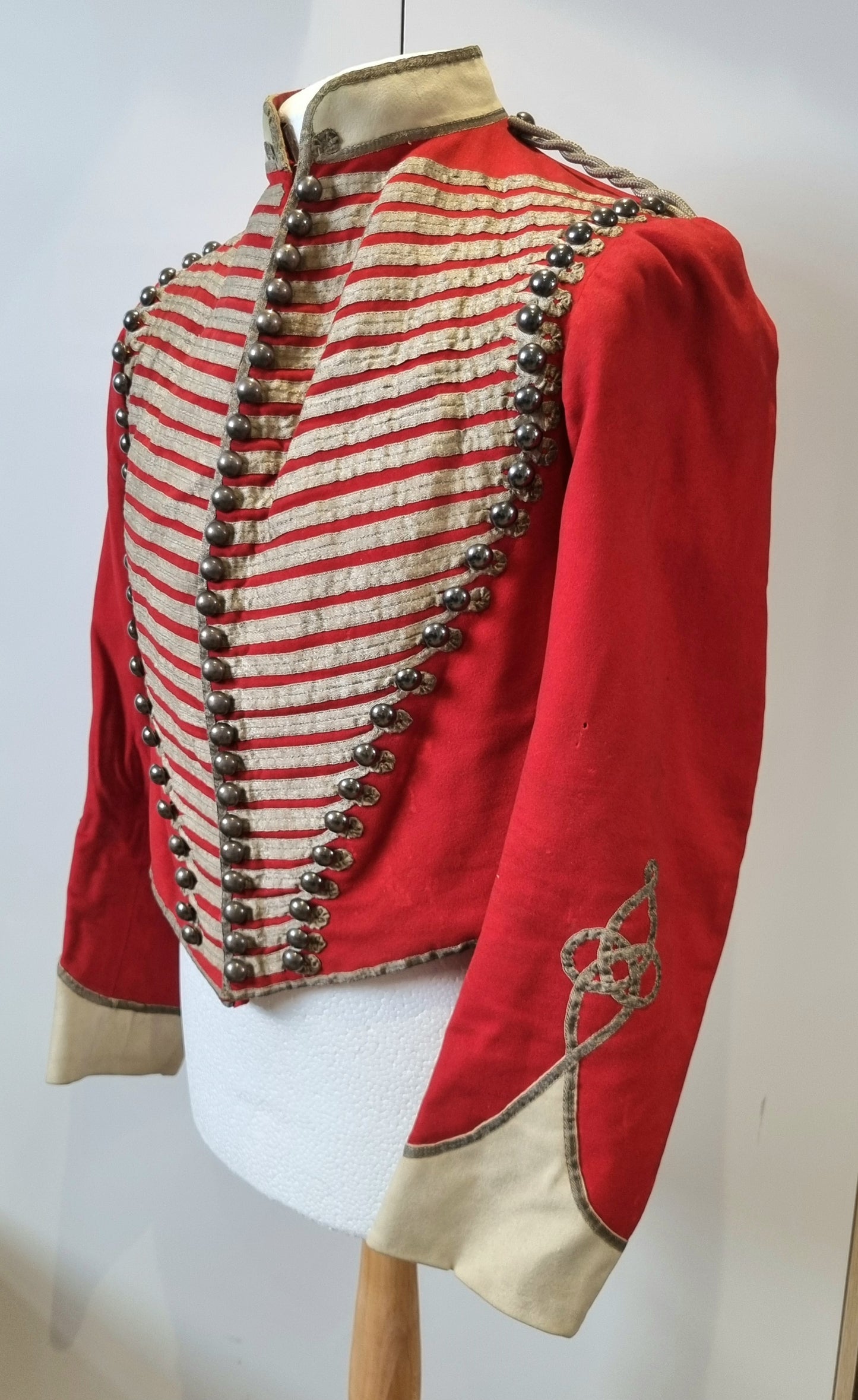 Superb Victorian Westmorland & Cumberland Hussars Shell Jacket & Trousers, Dated 1889