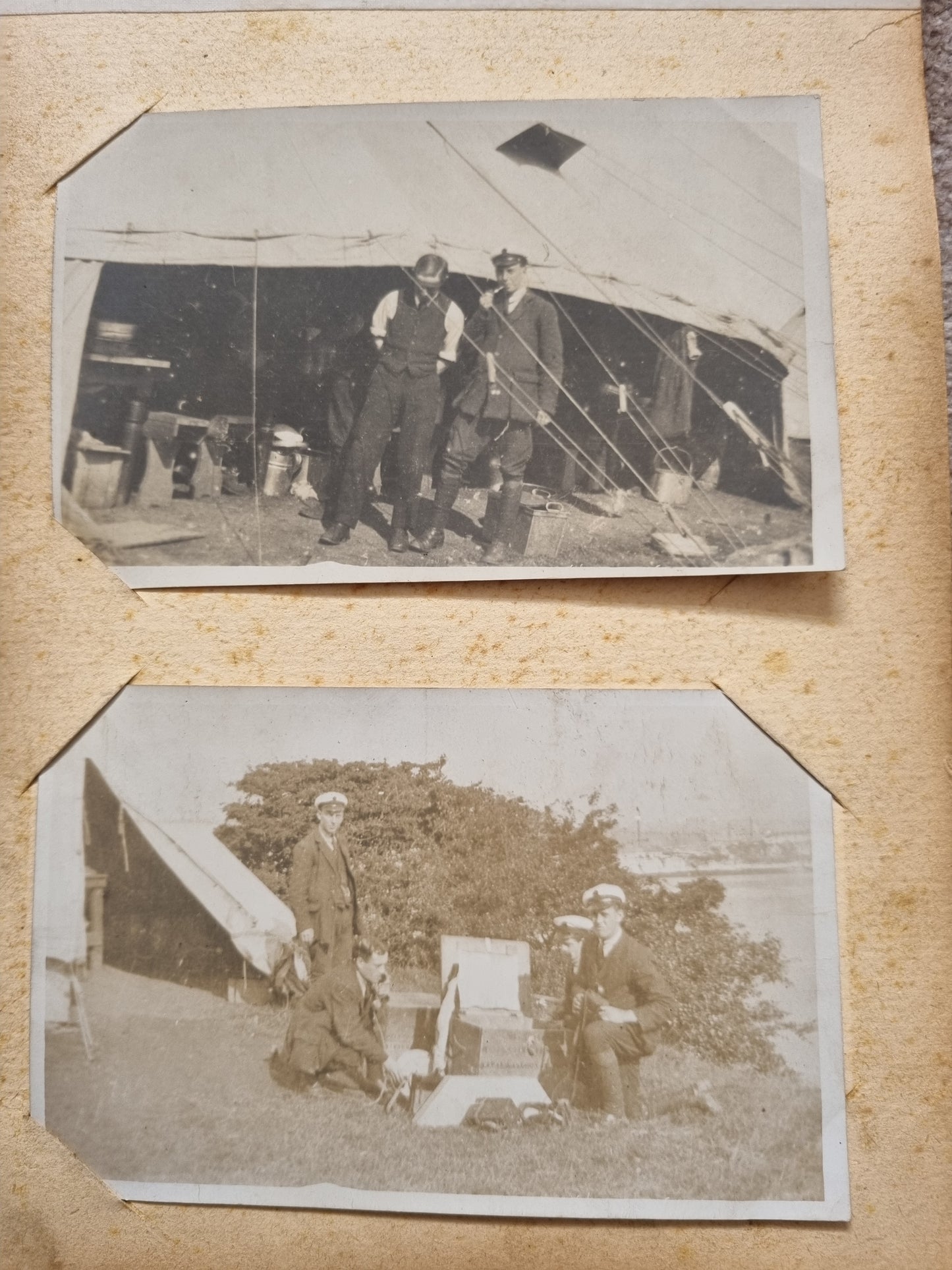 SOLD! WW1 Royal Navy Air Service (RNAS) Balloon Operator’s Photo Album