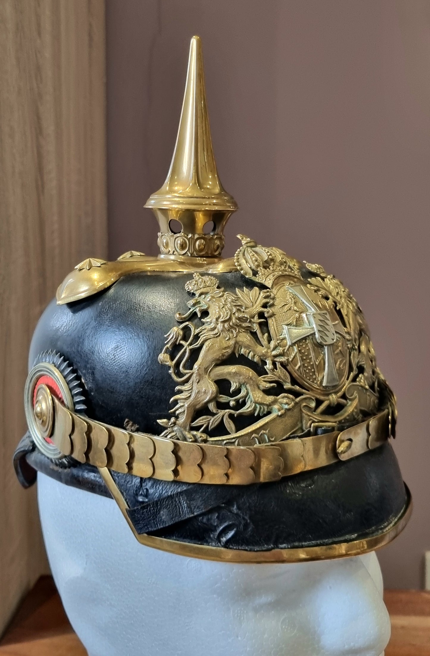 M1886 German Bavarian Reserve Officer’s Pickelhaube