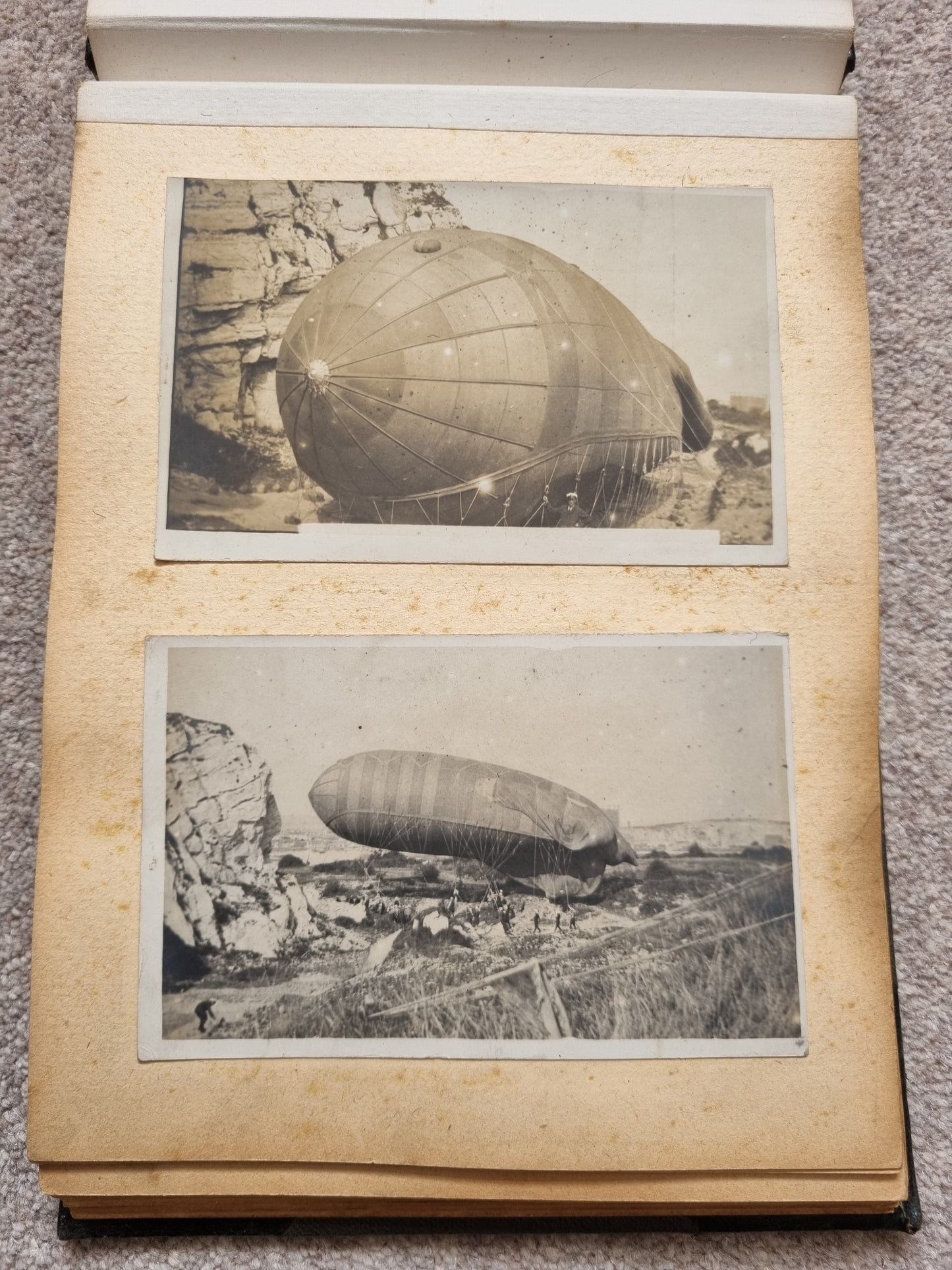 SOLD! WW1 Royal Navy Air Service (RNAS) Balloon Operator’s Photo Album