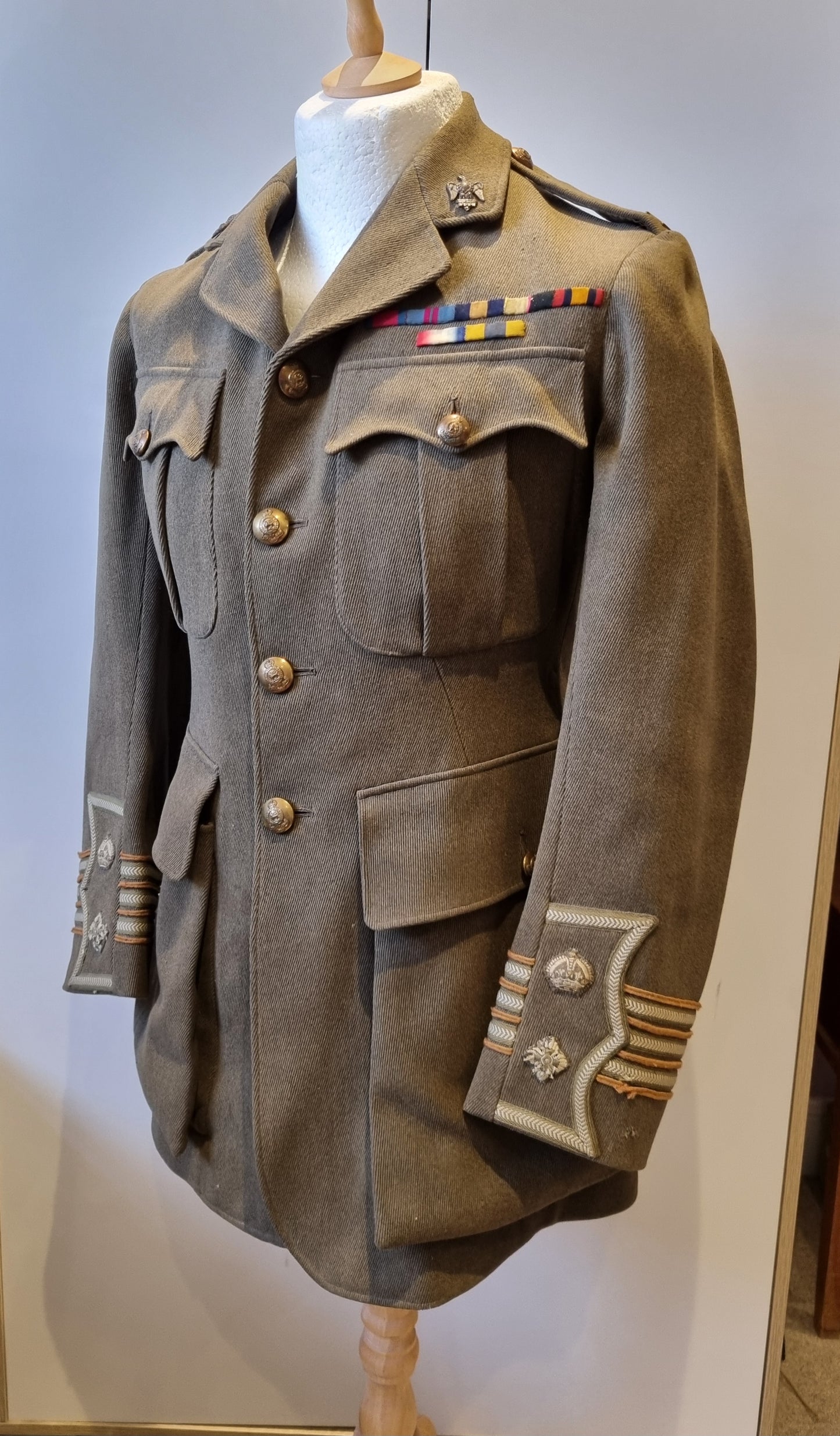 SOLD! Unique WW1 Uniform Set of Lt Colonel Frederick Wormald DSO, Commander of Royal Dragoons