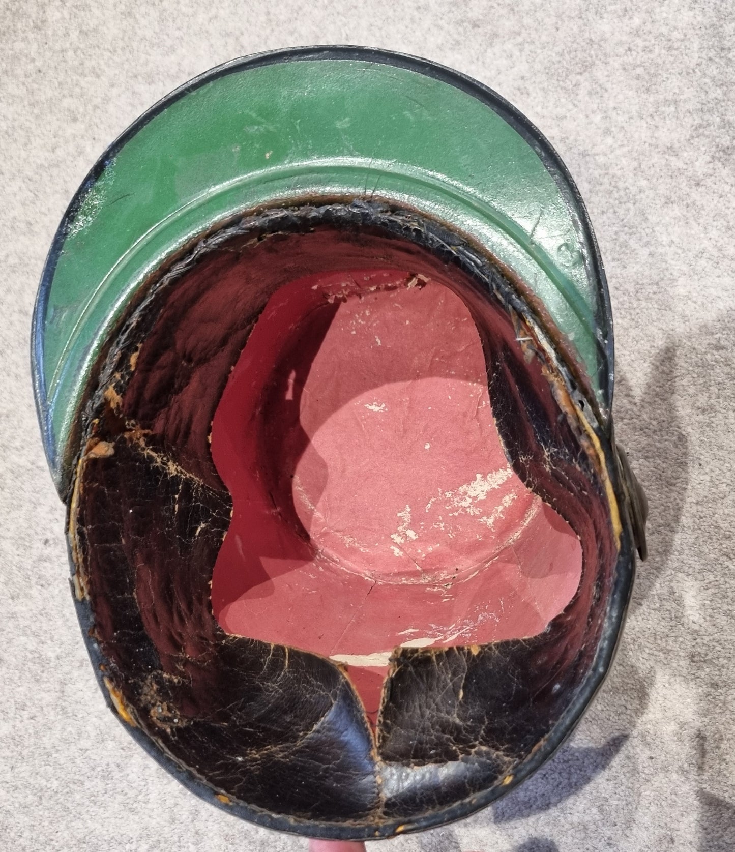 Rare French Army Model 1848 Garde National Shako Helmet Crimean War Era