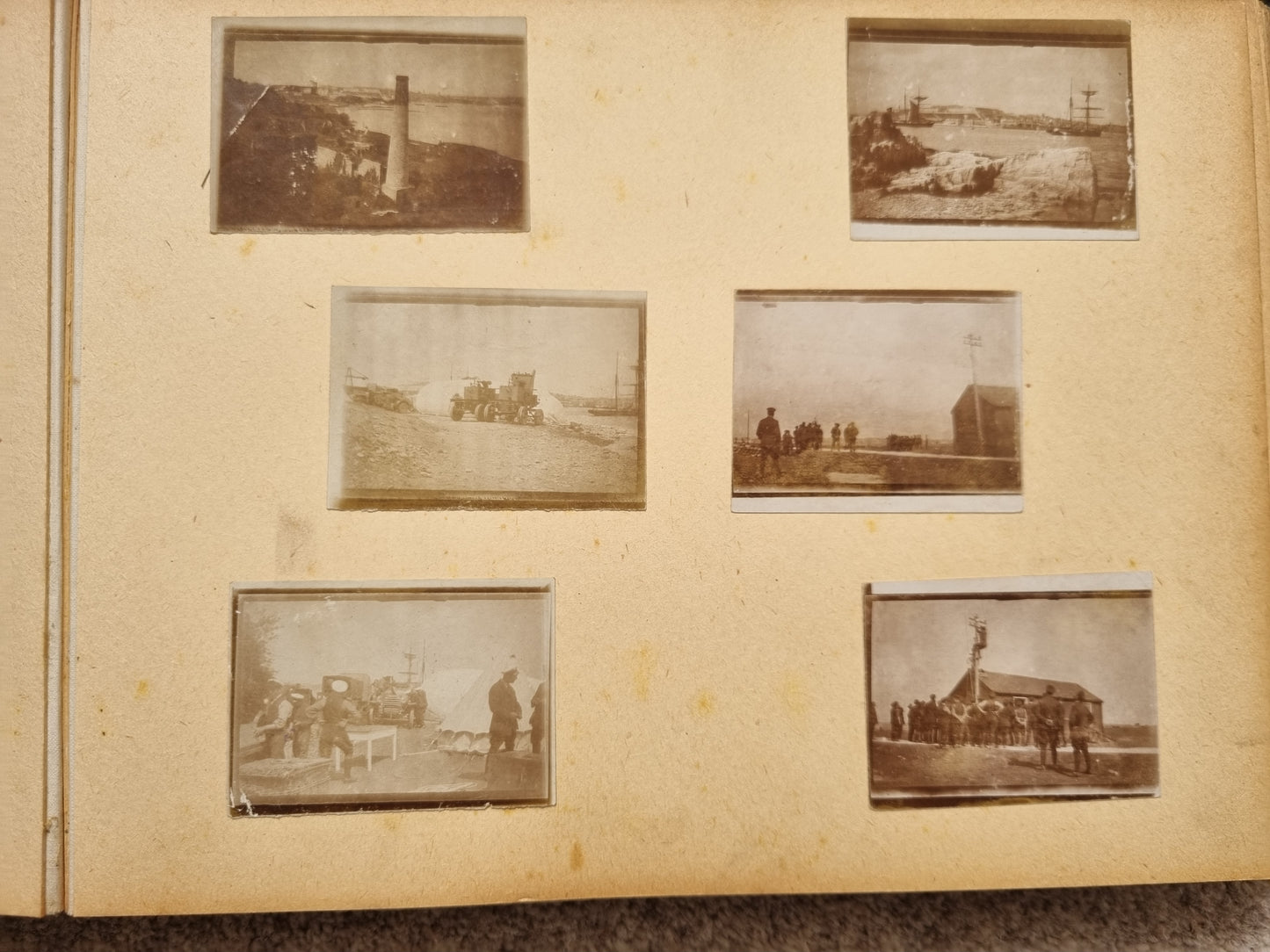 SOLD! WW1 Royal Navy Air Service (RNAS) Balloon Operator’s Photo Album