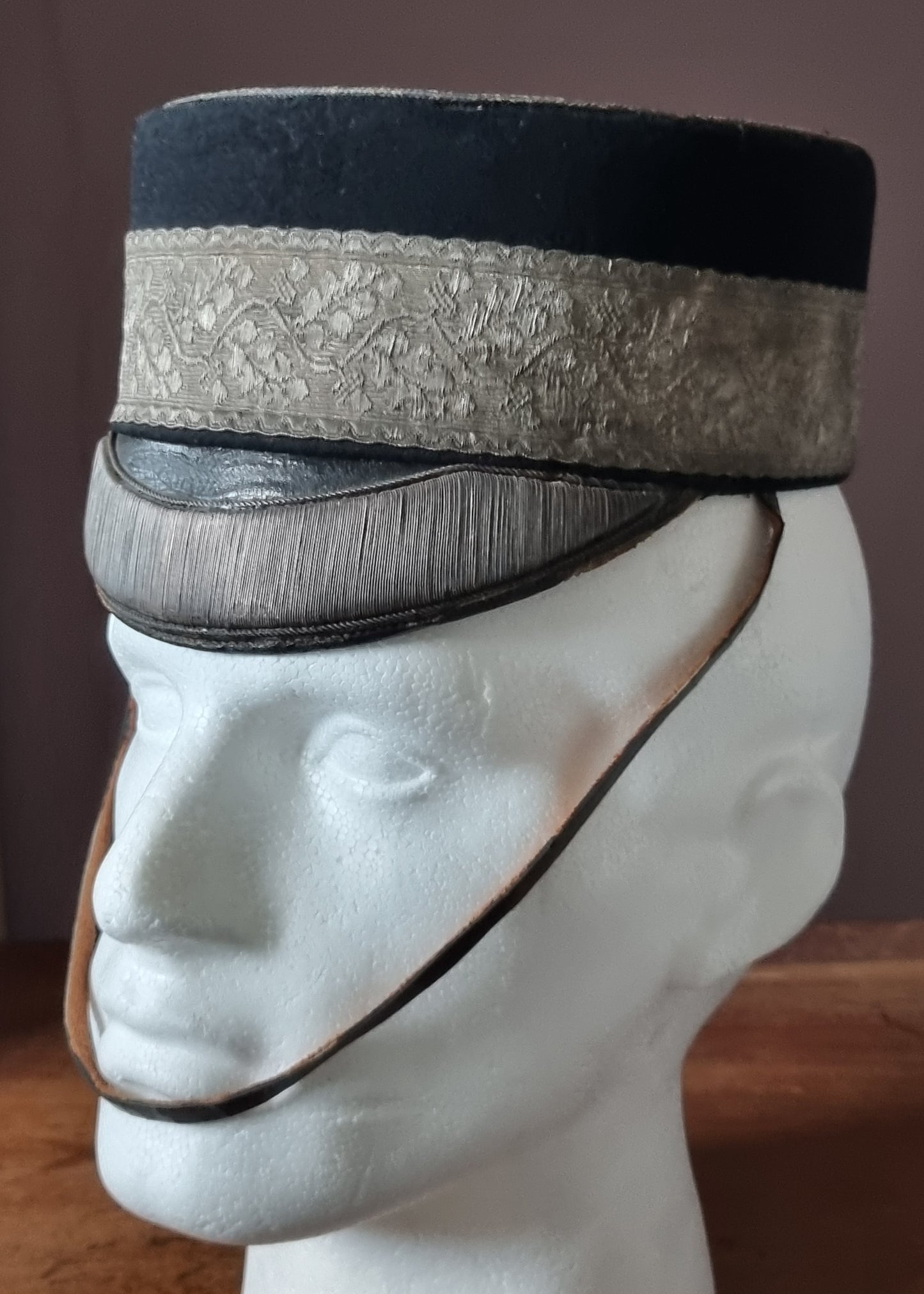 SOLD! Victorian Yorkshire Dragoons NCOs 1880 Pattern Forage Cap