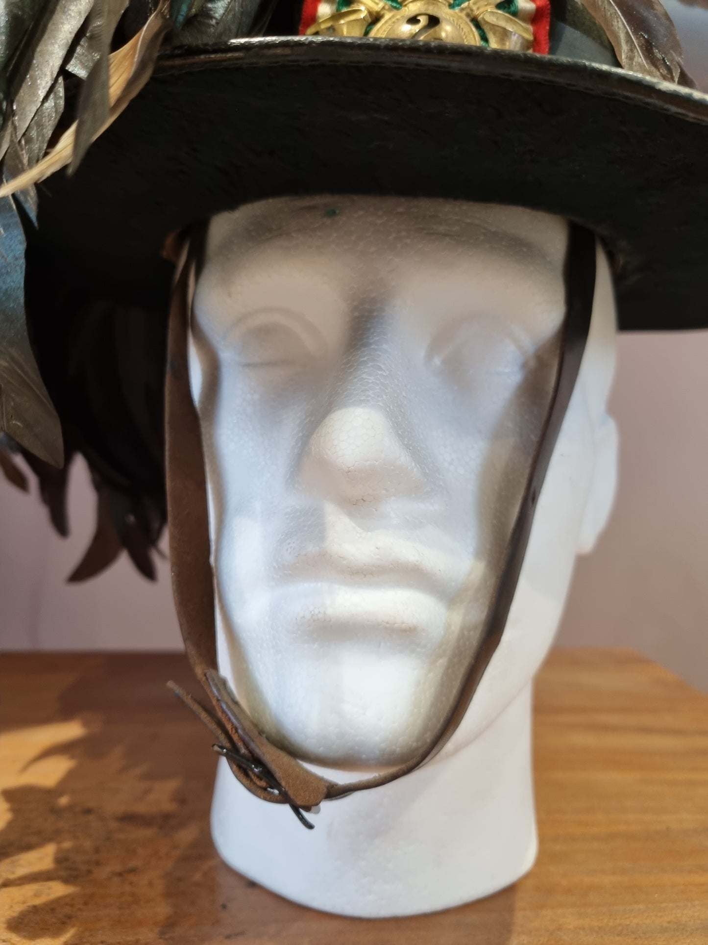 SOLD! WW2 Era Italian 2nd Bersaglieri Regiment Hat, with Plume