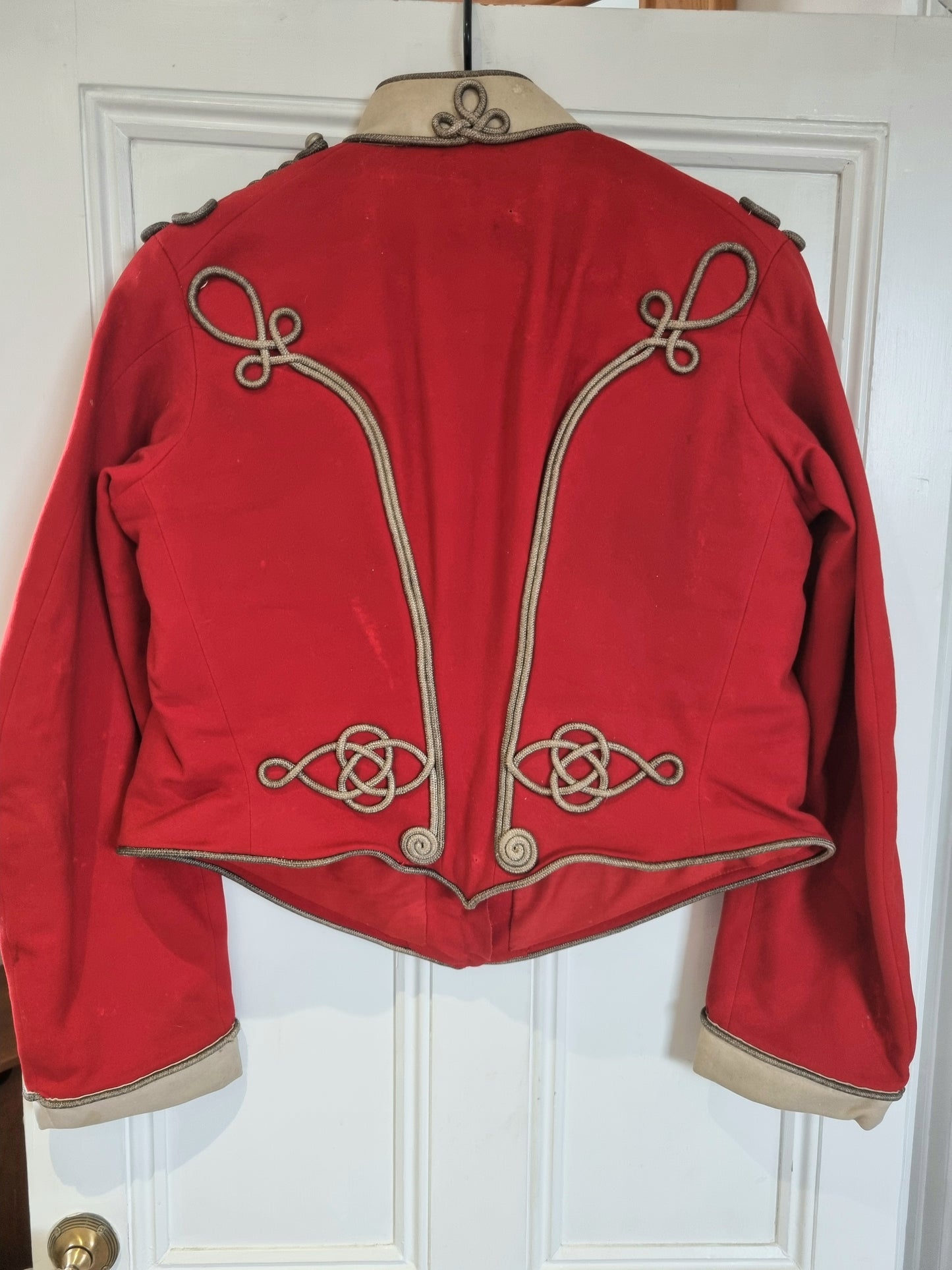 Superb Victorian Westmorland & Cumberland Hussars Scarlet Shell Jacket, Dated 1899