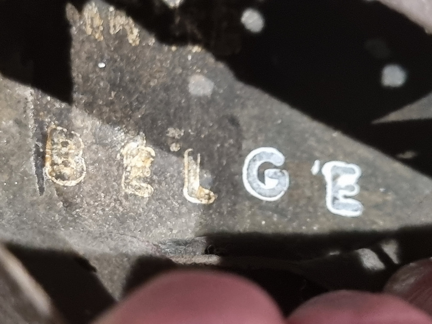 SOLD! WW2 Belgian Army M31 Adrian Helmet