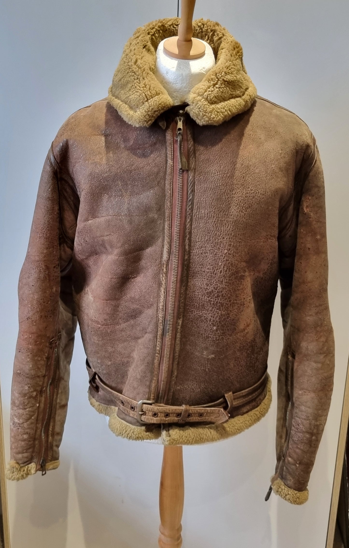 Special WW2 RAF Battle Of Britain Irvin Flying Jacket, Belonging to Fighter Ace R A KELLOW