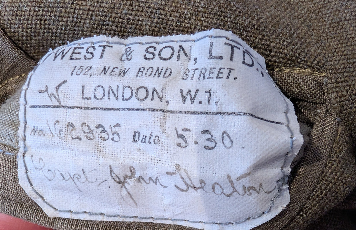 1930 Interwar British Army 11th Hussars Captain's Uniform Jacket Named