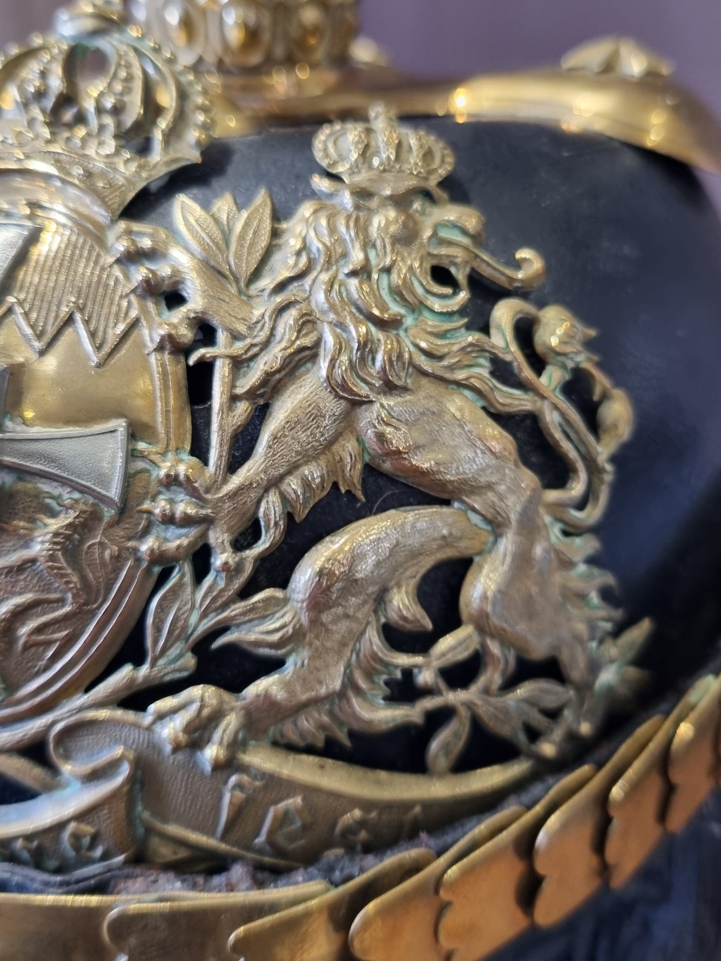 M1886 German Bavarian Reserve Officer’s Pickelhaube