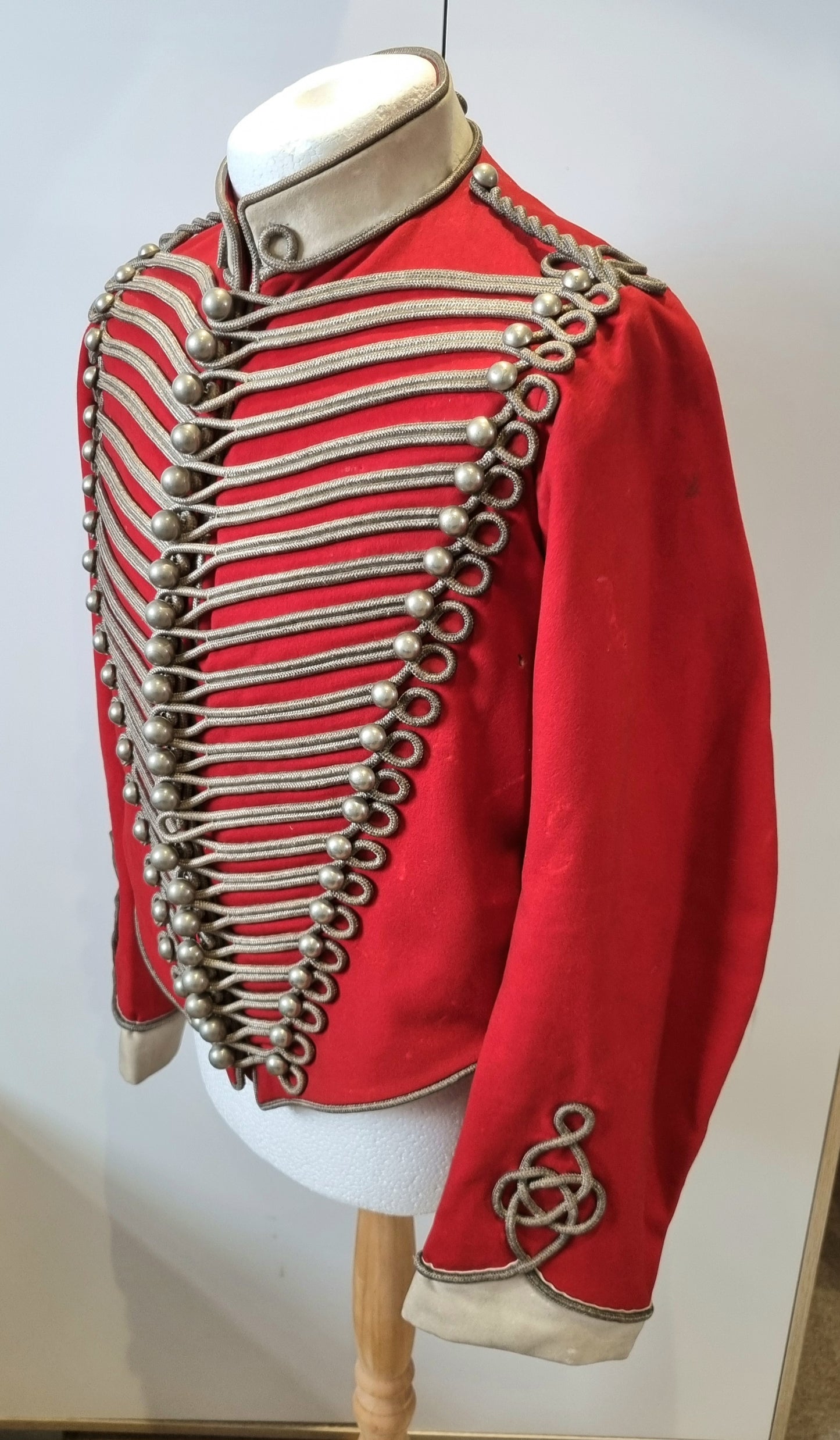 Superb Victorian Westmorland & Cumberland Hussars Scarlet Shell Jacket, Dated 1899