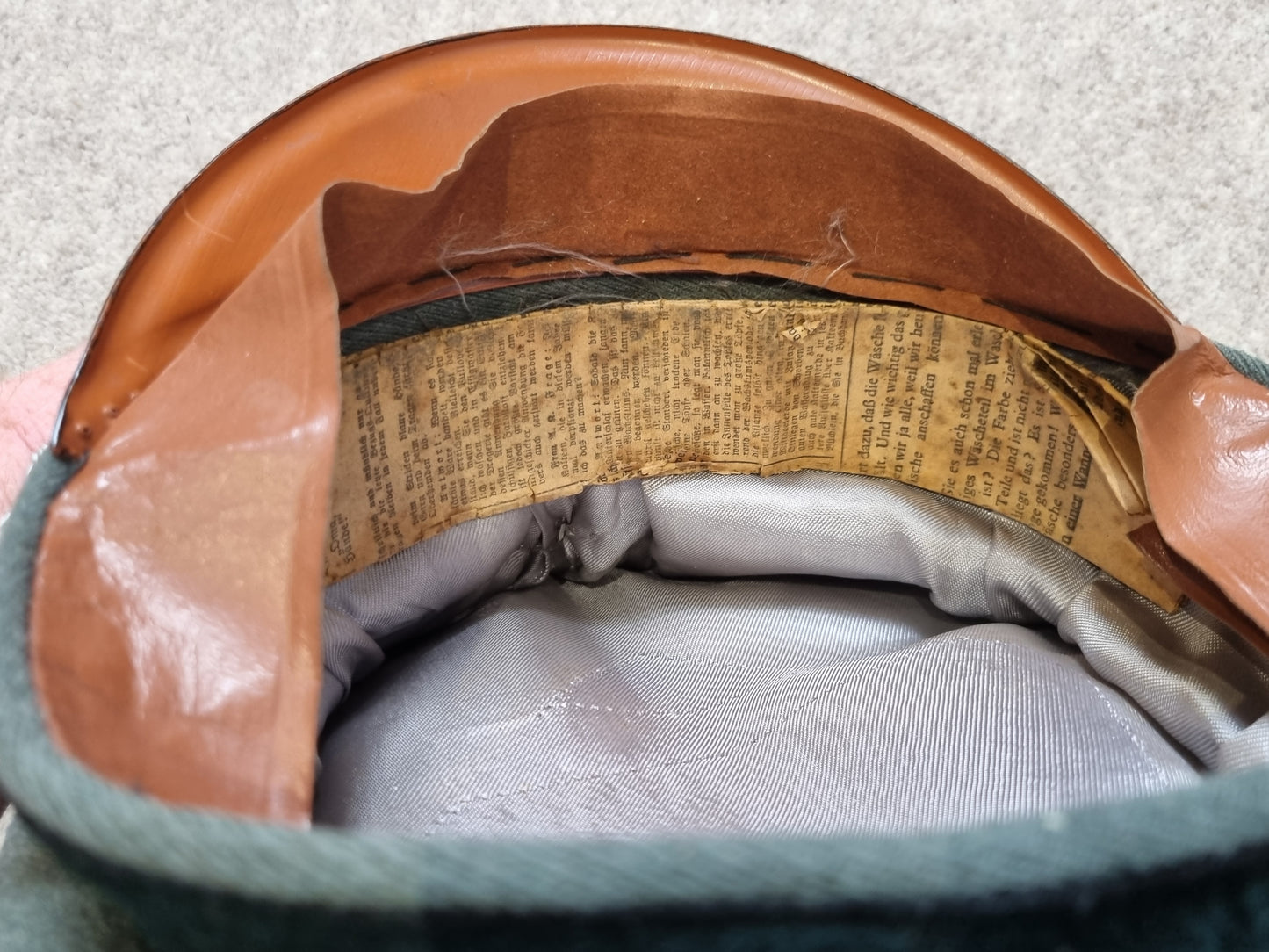 WW2 German Wehrmacht Pioneer / Engineer Officer's Visor Cap