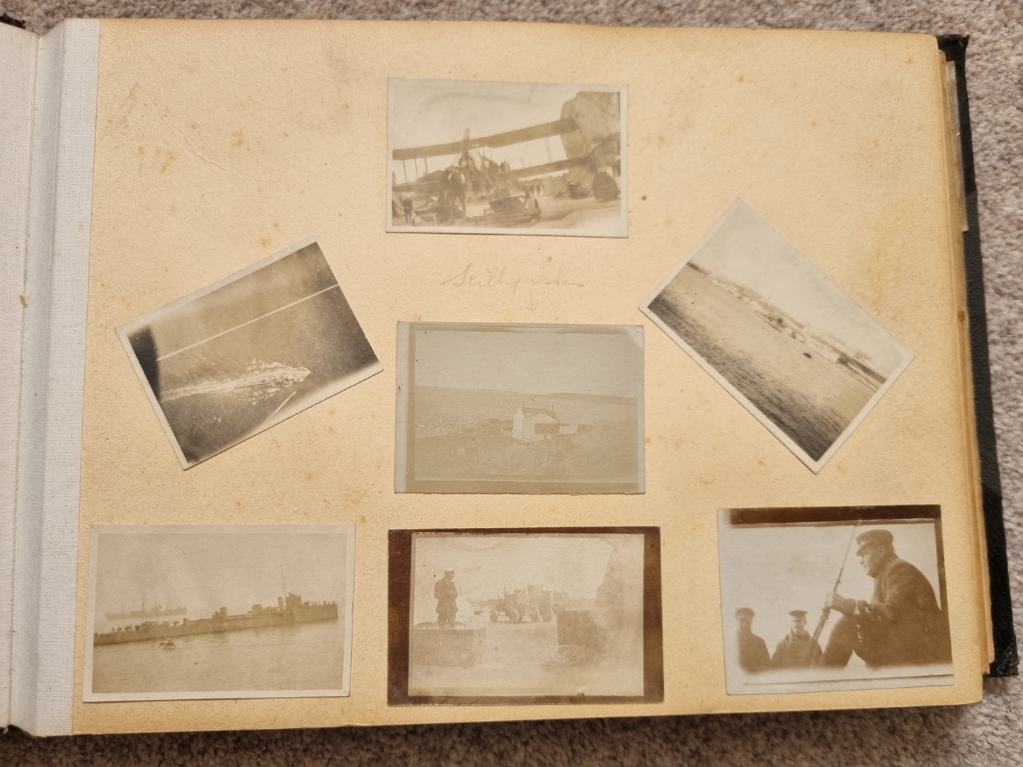 SOLD! WW1 Royal Navy Air Service (RNAS) Balloon Operator’s Photo Album
