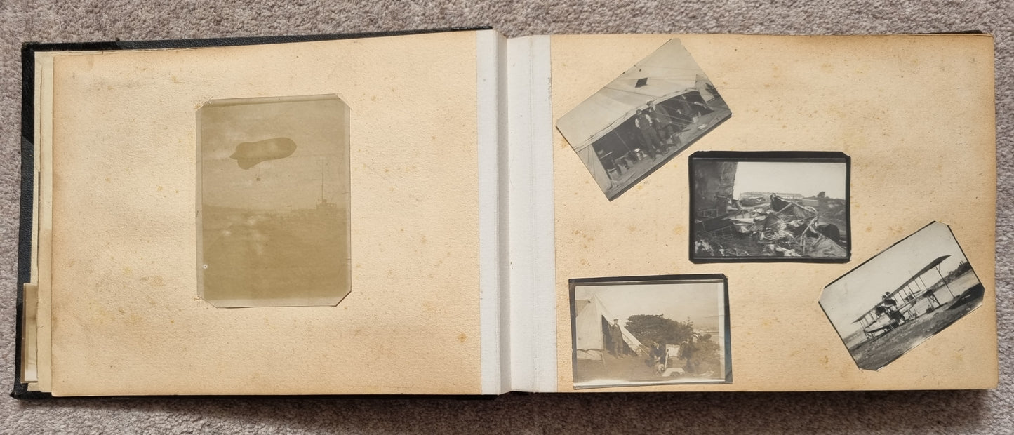 SOLD! WW1 Royal Navy Air Service (RNAS) Balloon Operator’s Photo Album
