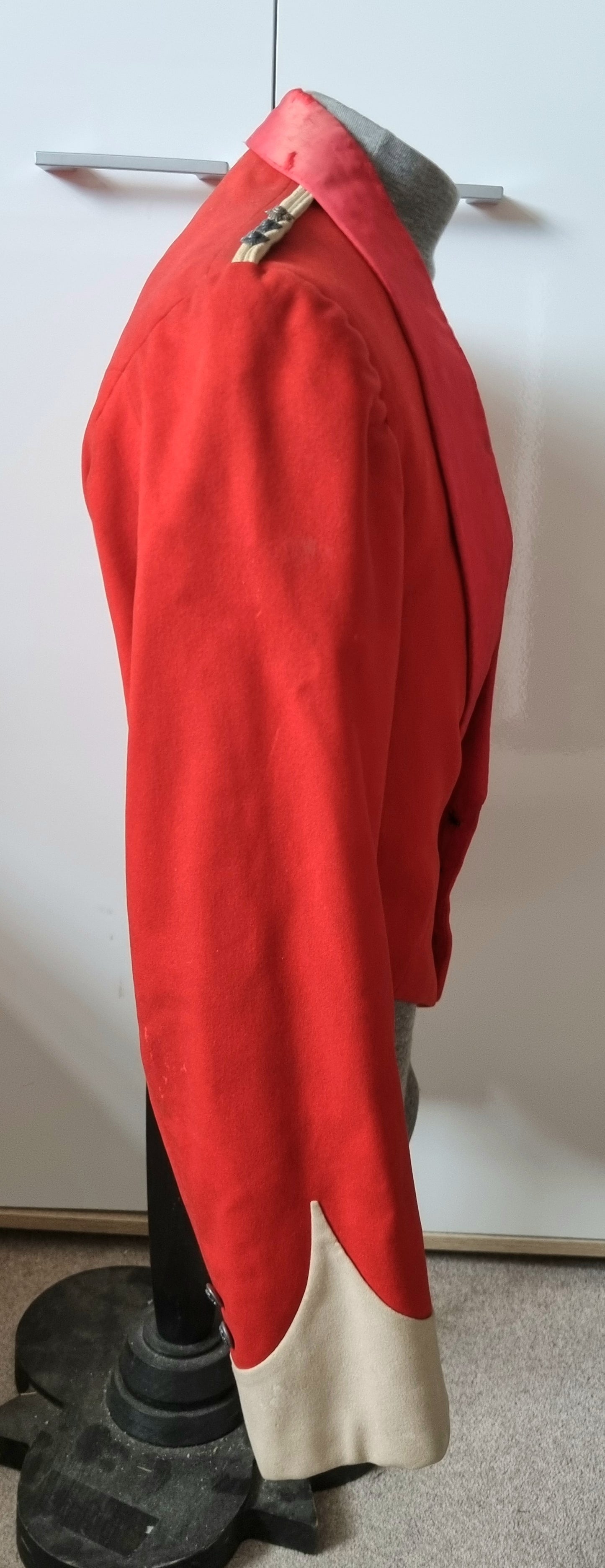 Victorian Durham Light Infantry Captain's Scarlet Mess Jacket
