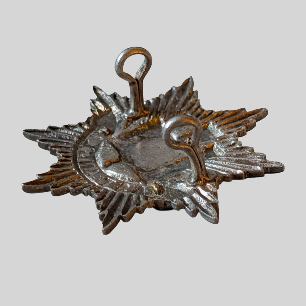 East Anglian Brigade Officers Silvered & Gilt Cap Badge 1958-69