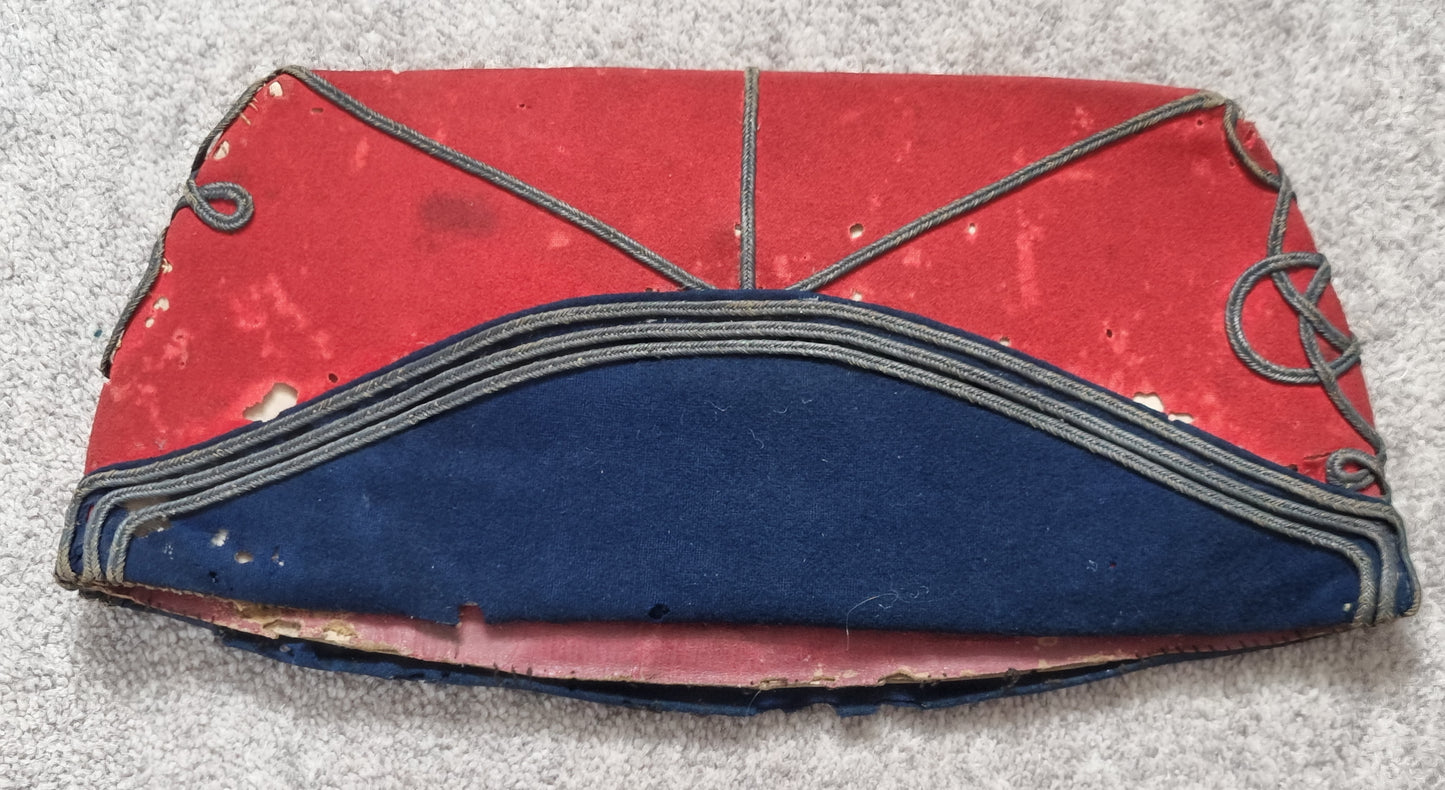 SOLD! Very Rare 19th Century French Army Captain's Bonnet De Police Sidecap