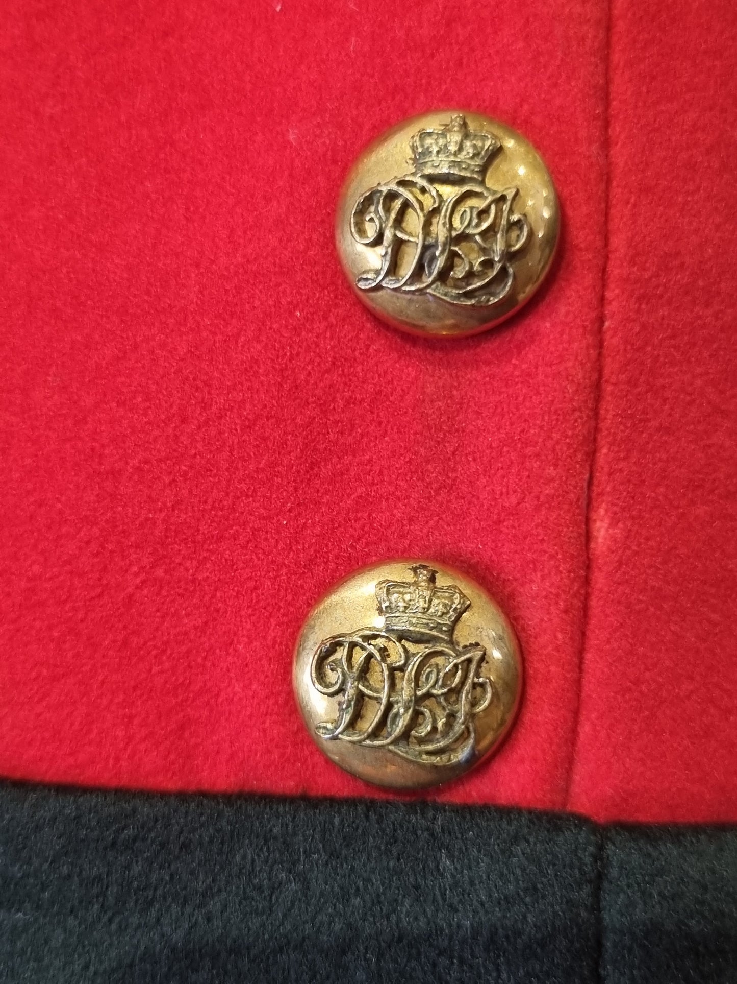 Lovely Victorian Durham Light Infantry Mess Jacket & Matching Waistcoat
