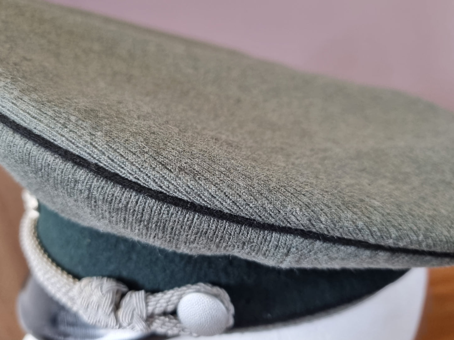 WW2 German Wehrmacht Pioneer / Engineer Officer's Visor Cap